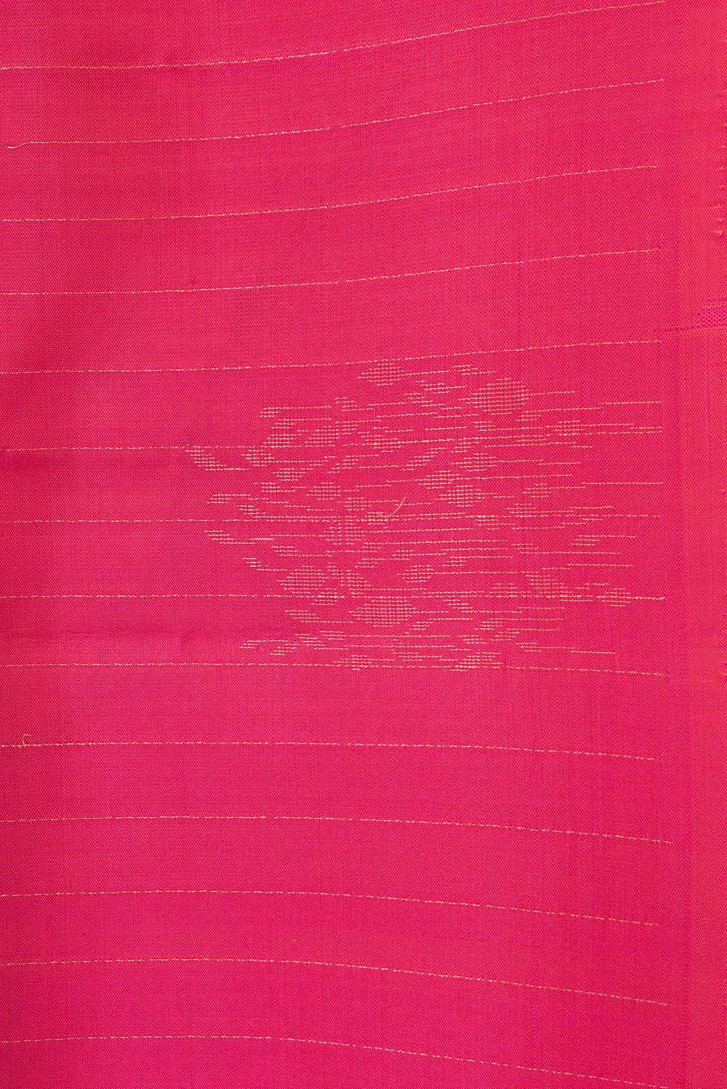 Border image of Pink Dual Tone Soft Silk Saree with Stripes on the body and Without Border. 