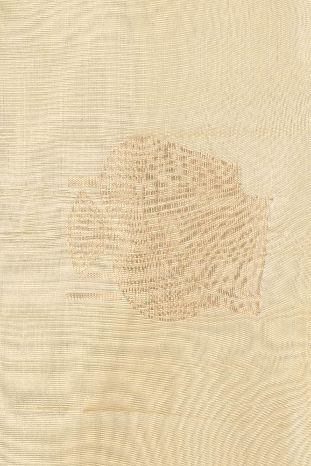 Border image of Sandal Dual Tone Soft Silk Saree with Zari Butta on the body and Without Border. 