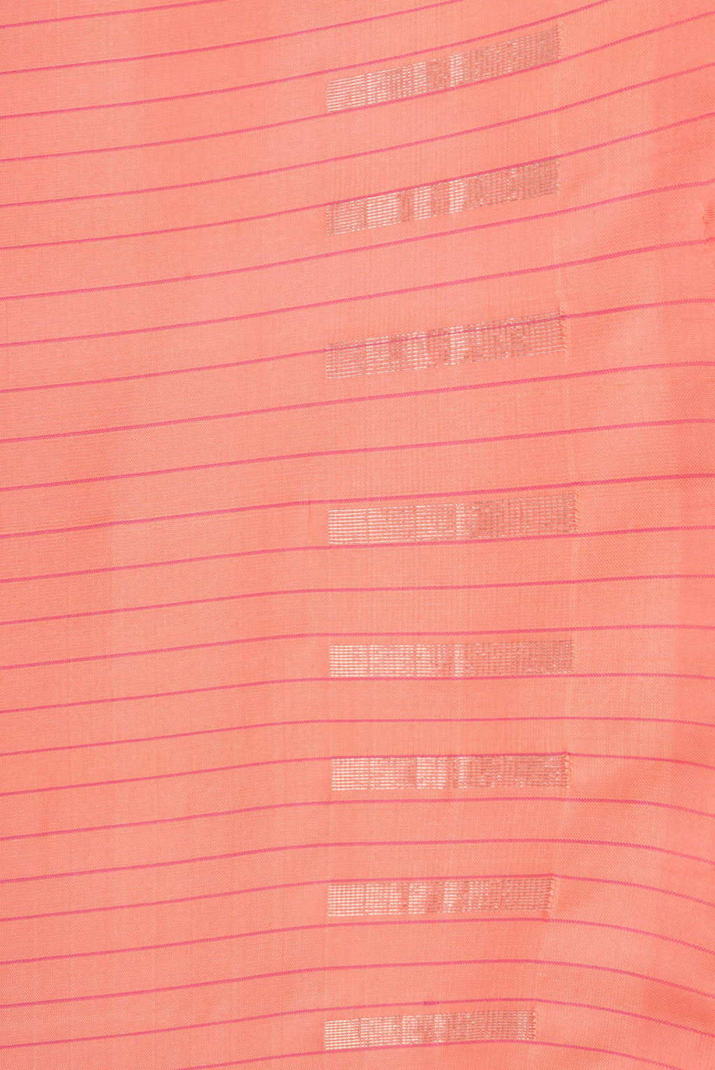 Border image of Golden Peach Dual Tone Soft Silk Saree with Zari Butta on the body and Fancy Border. 