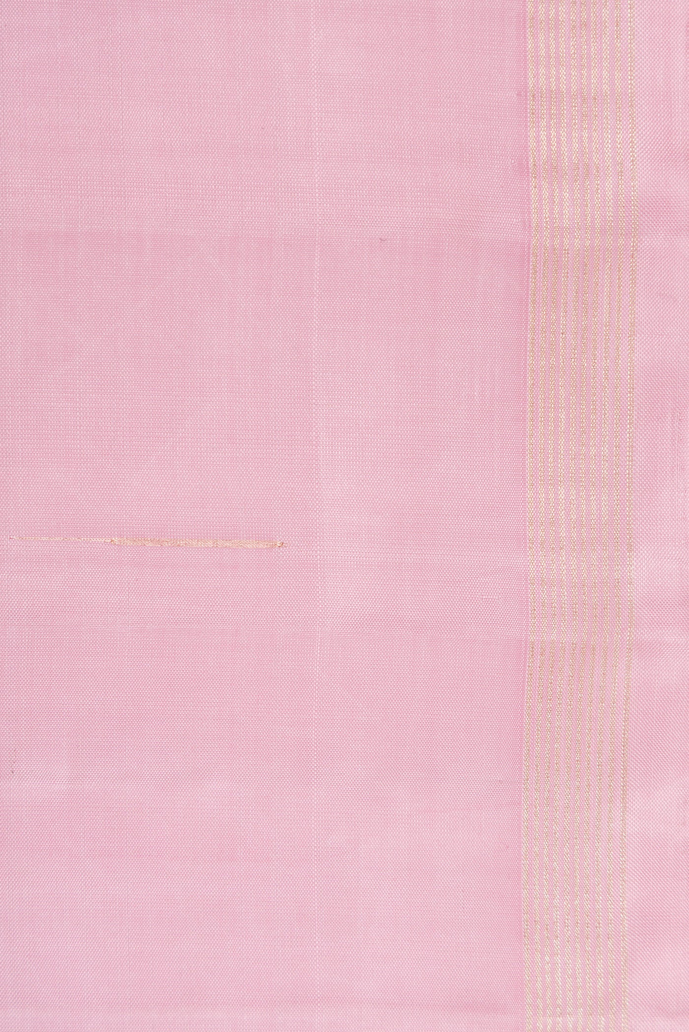 Border image of Pink and Purple Color Kanjivaram Silk Saree with Half And Half on the body and Without Border. 