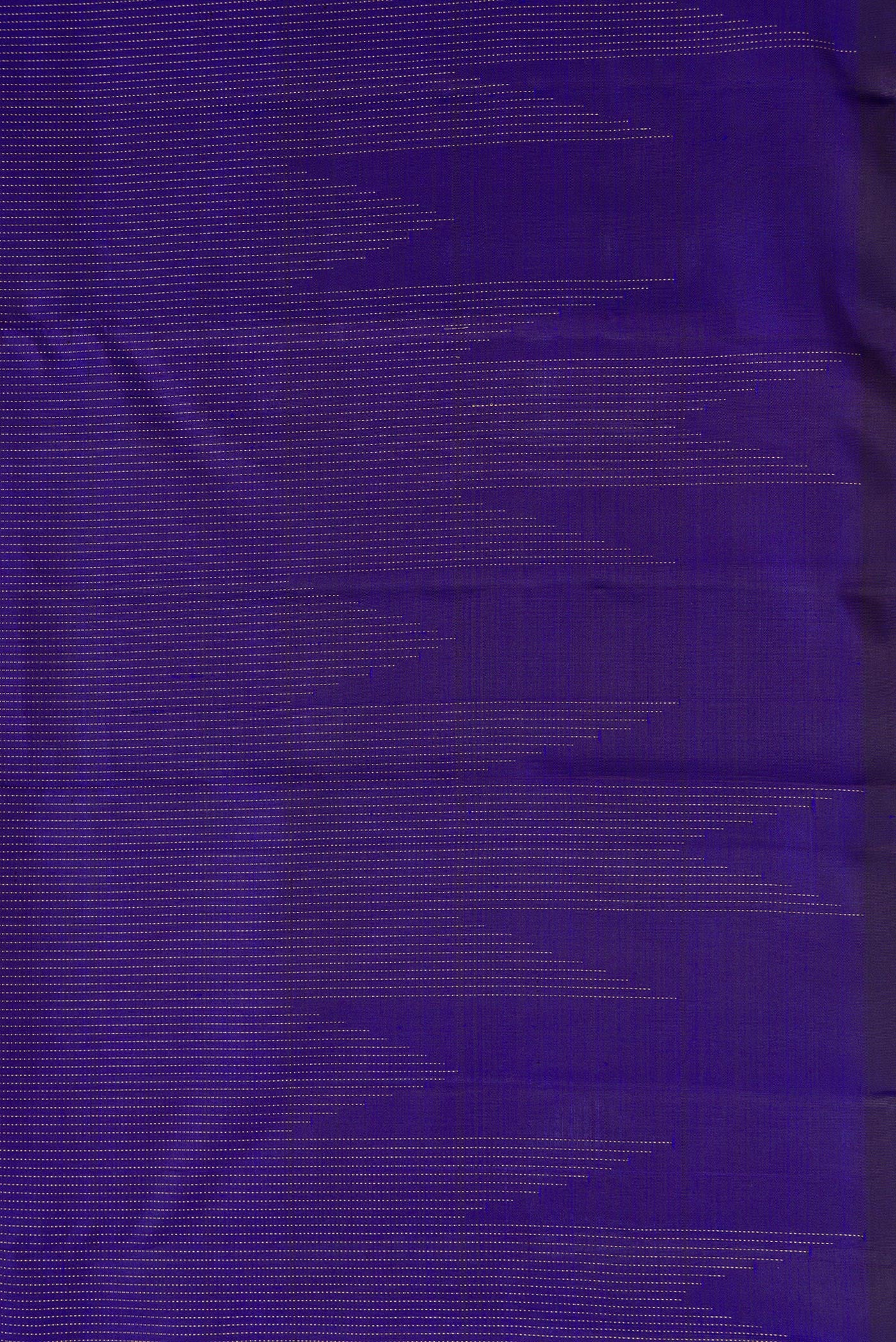 Border image of Pure Silk Pure Zari Navy Blue Dual Tone Kanchipuram Saree with Stripes on the body and Fancy Border. 