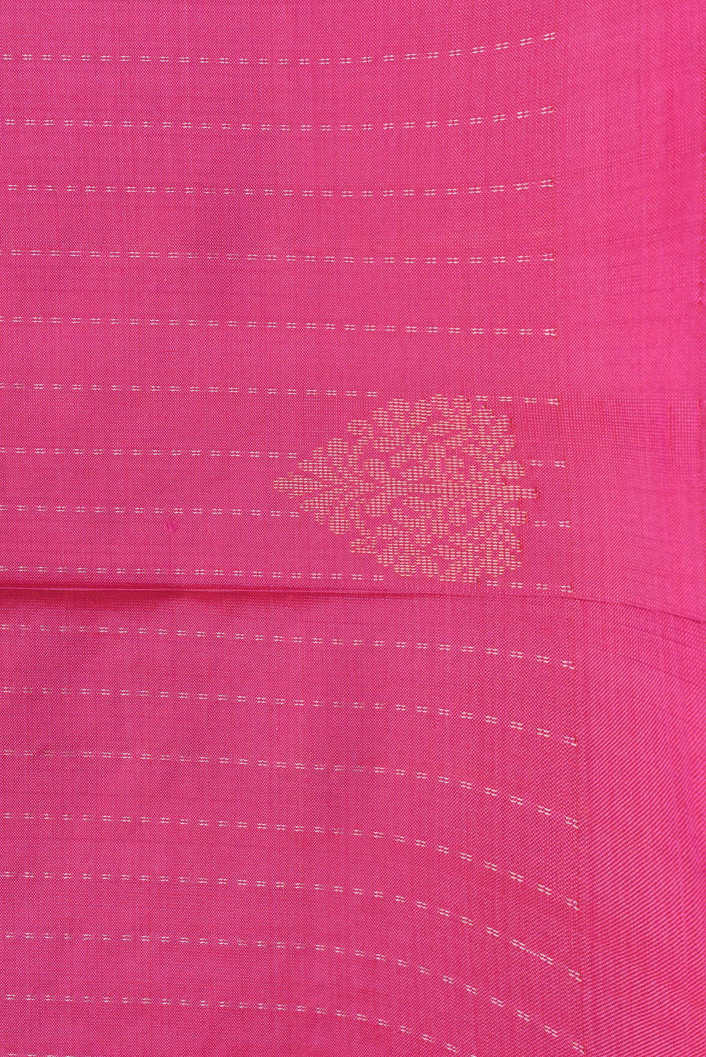 Border image of Pink Dual Tone Soft Silk Saree with Stripes on the body and Without Border. 