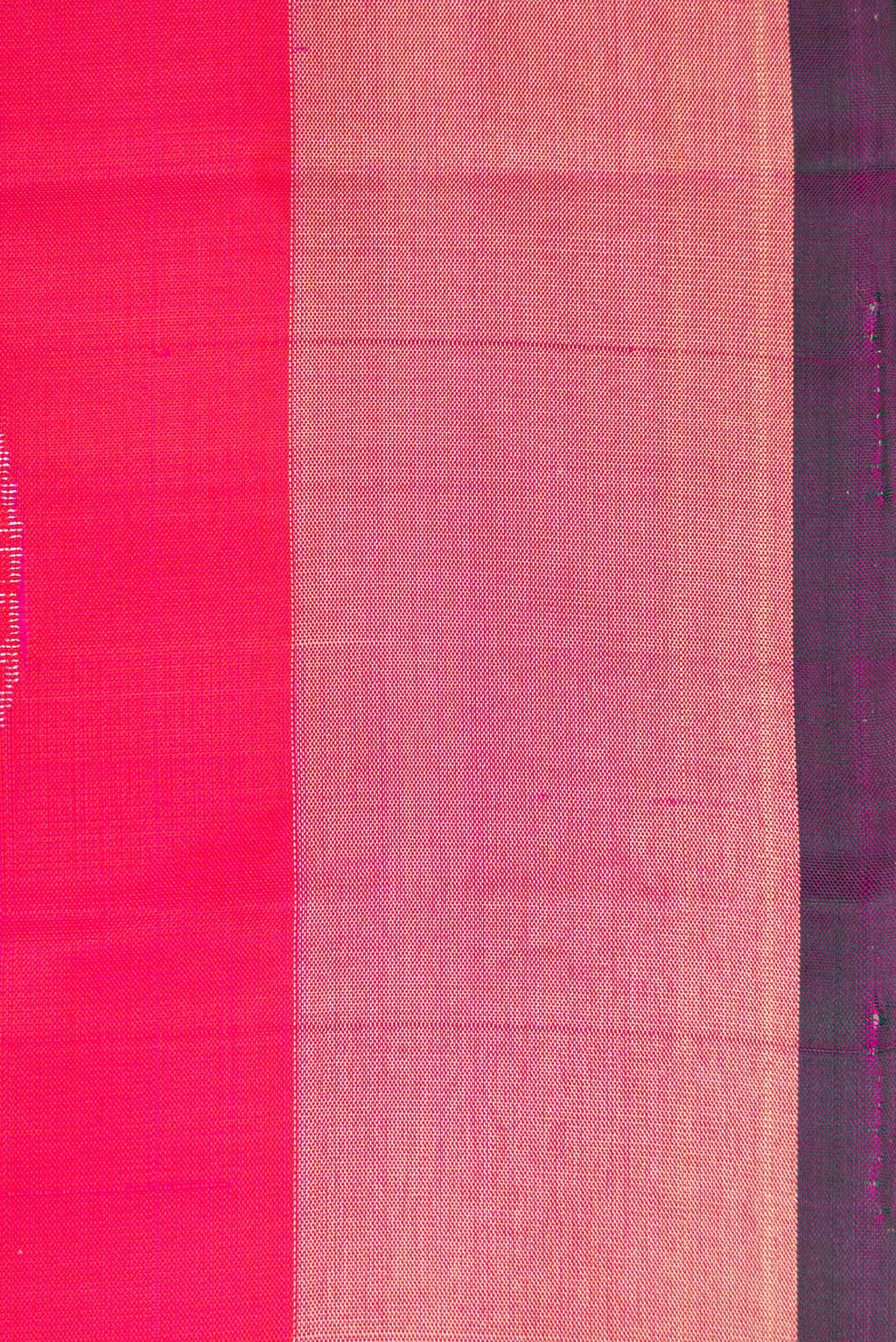 Border image of Pink Dual Tone Soft Silk Saree with Zari Butta on the body and Zari Border. 