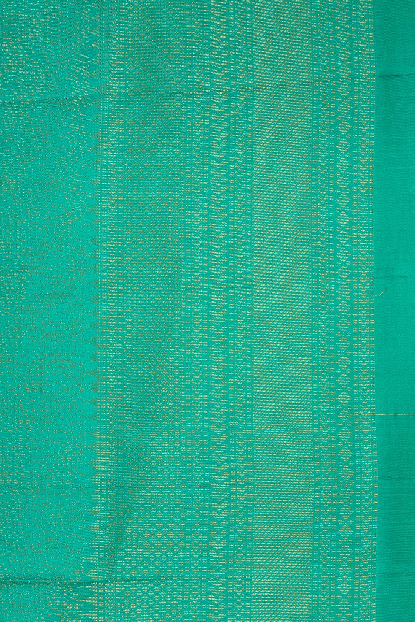 Border image of Sea Green Dual Tone Soft Silk Saree with Zari Brocade on the body and Fancy Border. 