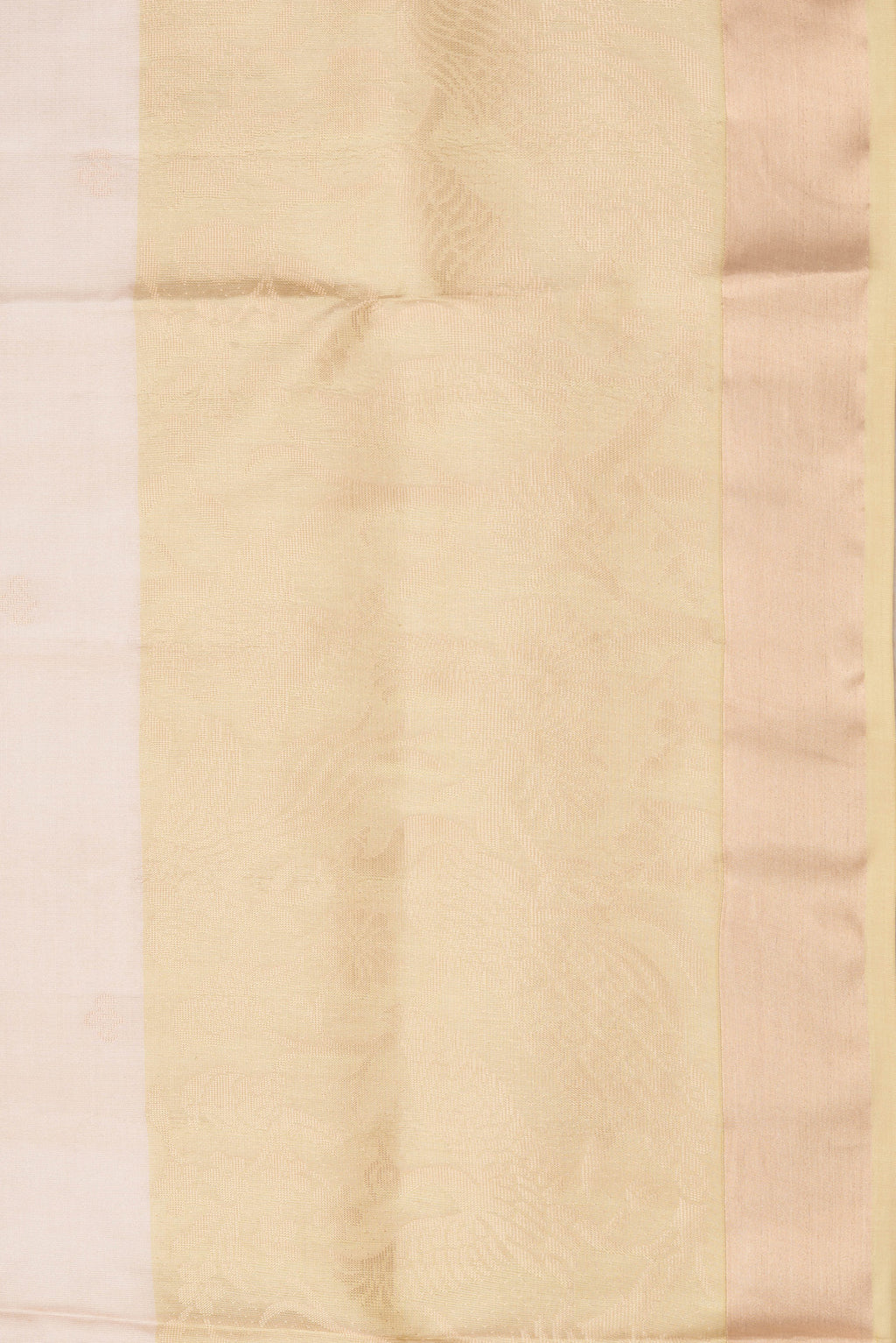 Border image of Beige Dual Tone Soft Silk Saree with Zari Butta on the body and Fancy Border. 