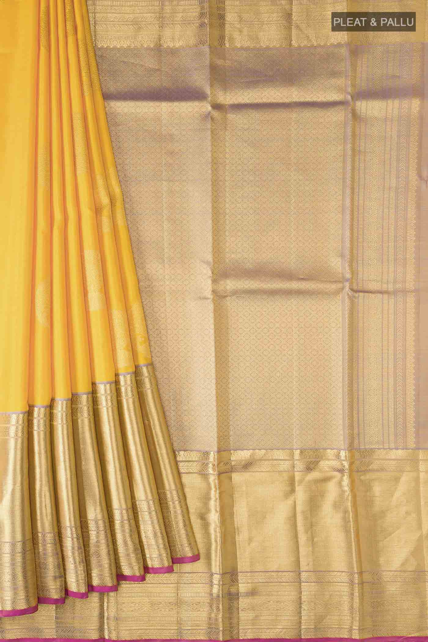 pleats pallu
