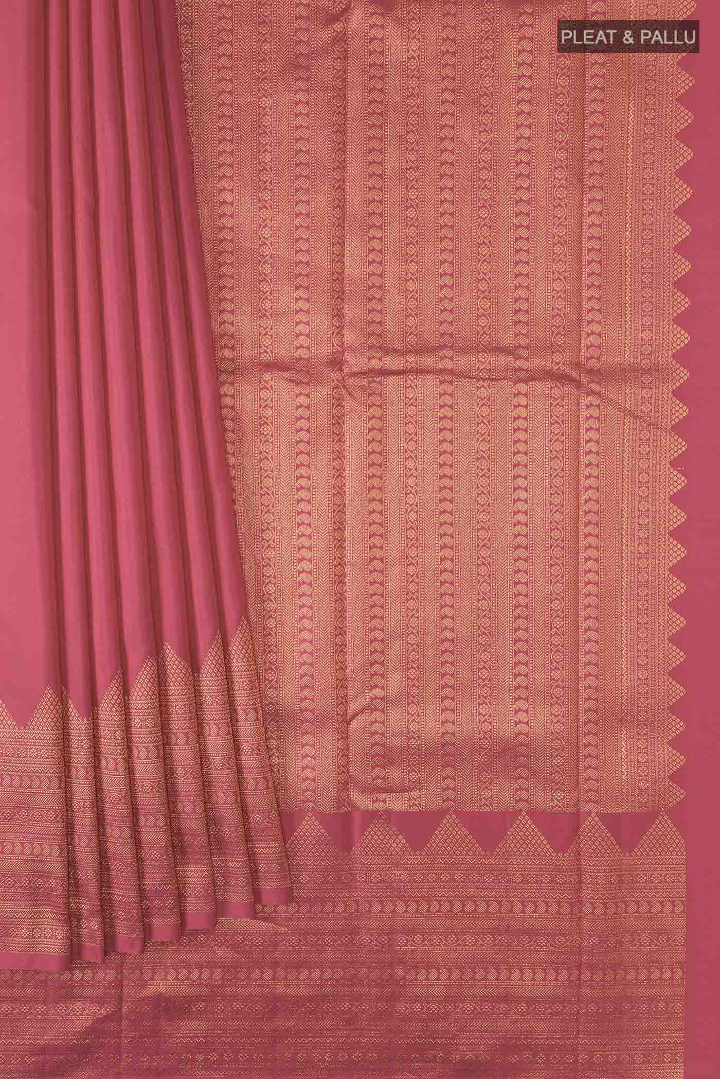 pleats pallu