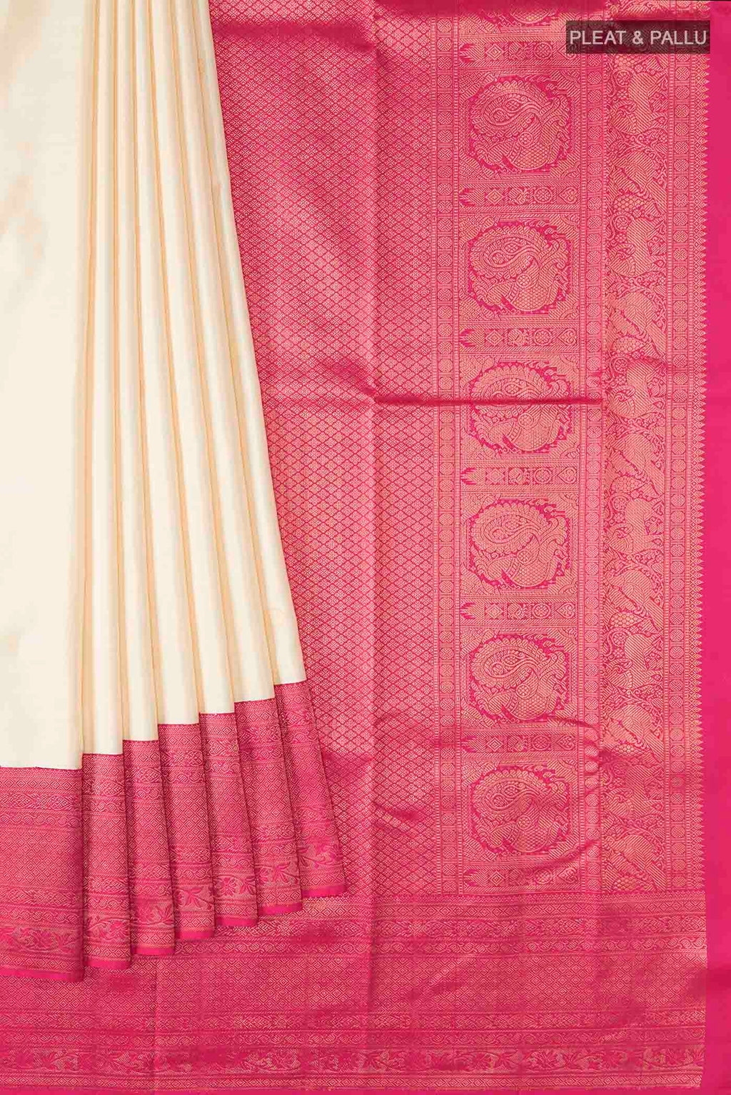 pleats pallu