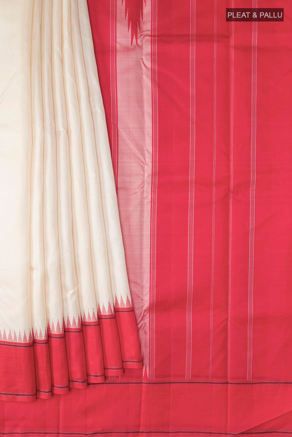 pleats pallu