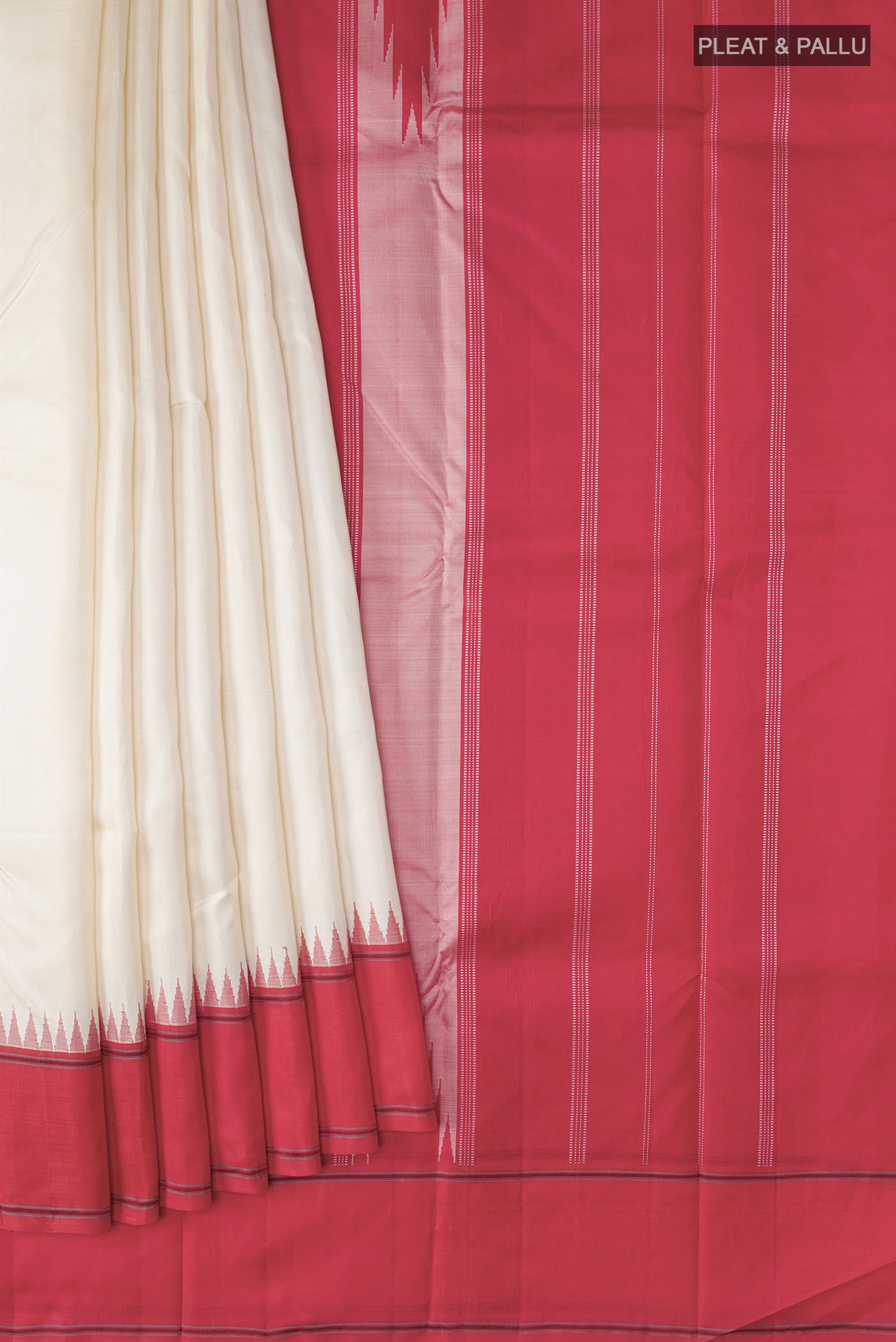 pleats pallu