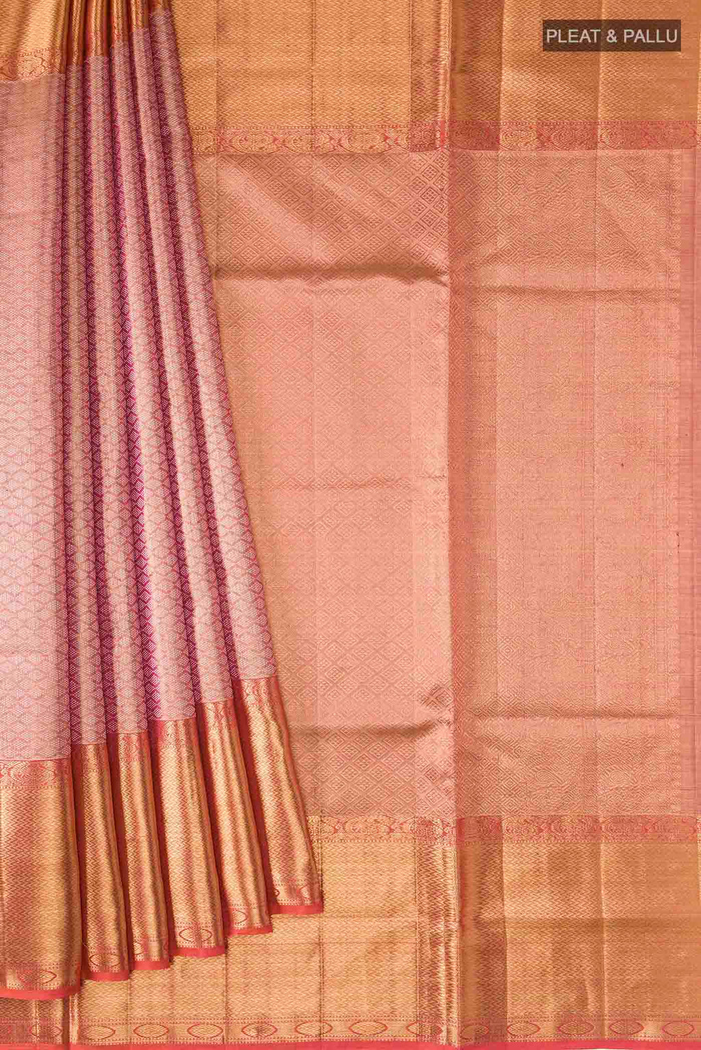 pleats pallu