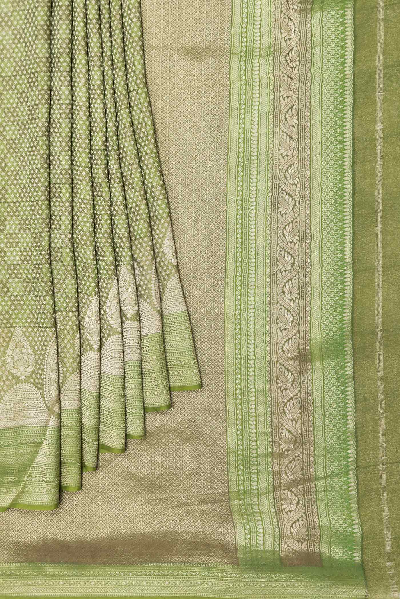 pleats pallu