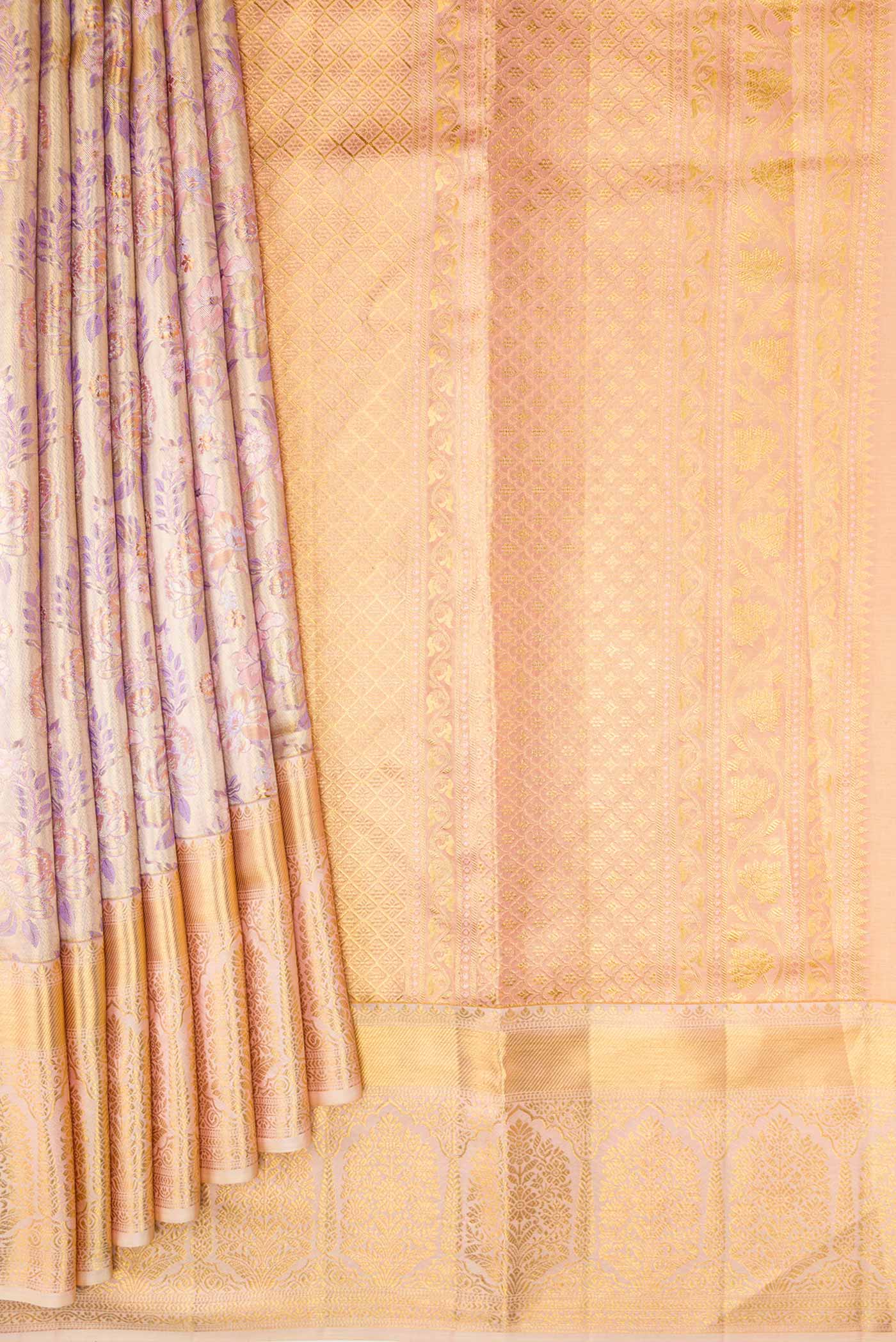 pleats pallu