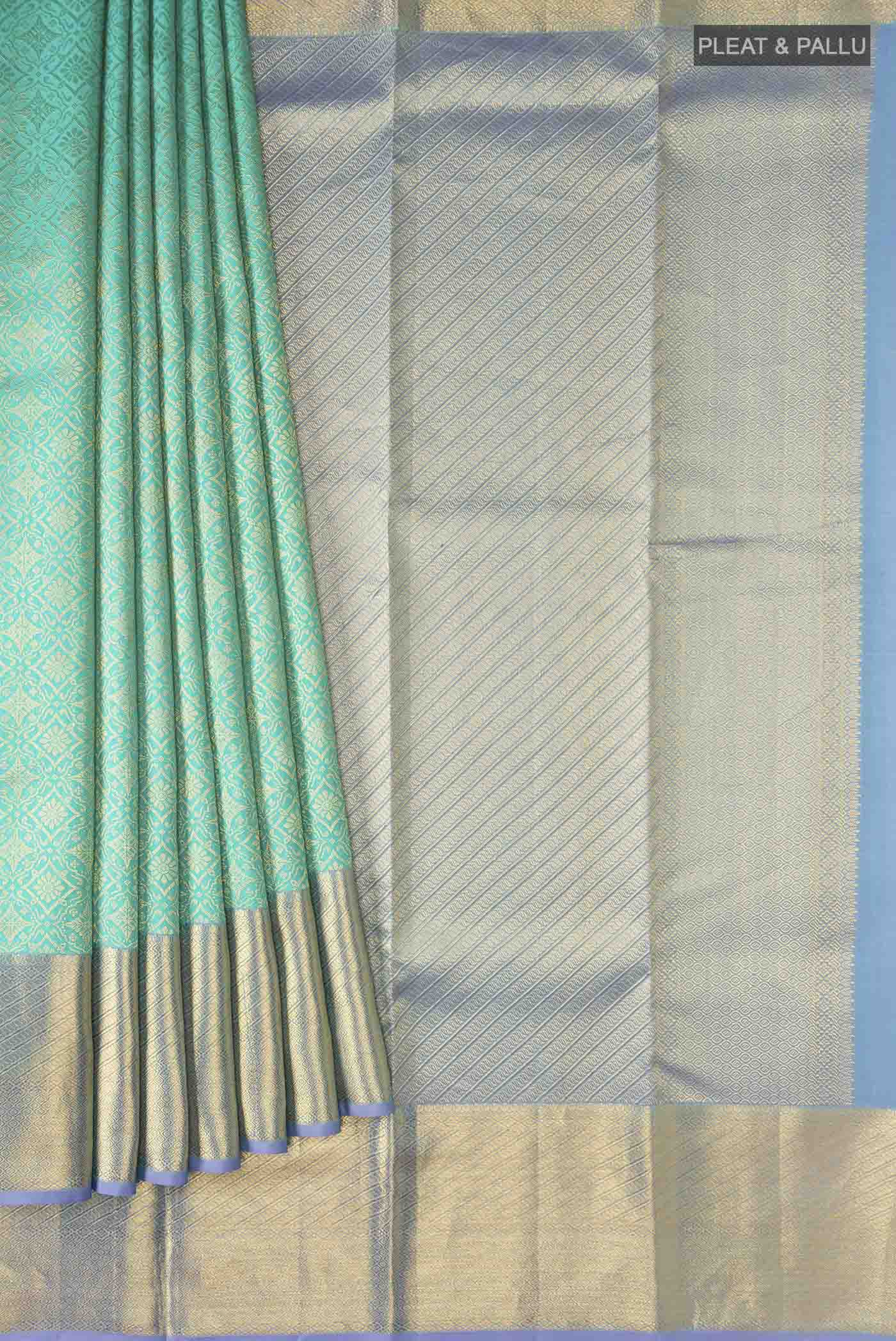pleats pallu