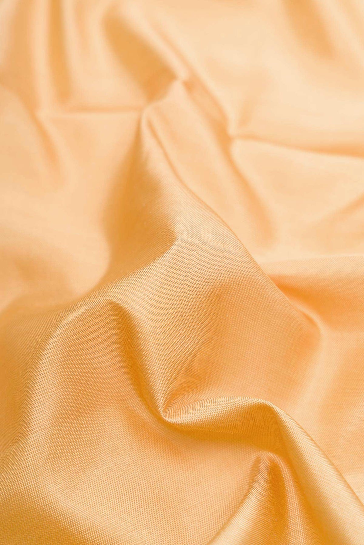 Close up of Sandal Dual Tone Rajkot Patola Silk Saree with Plain Body and Zari Border displaying folds