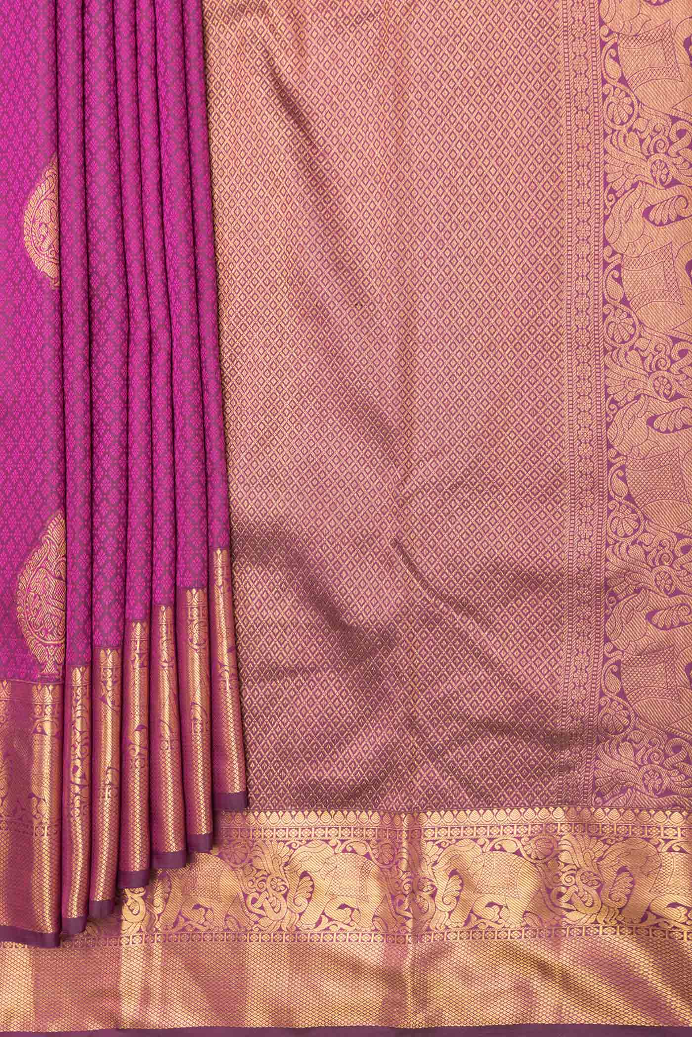 pleats pallu