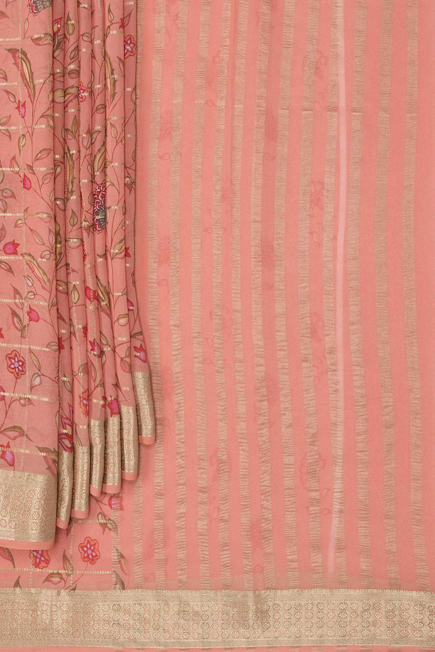 pleats pallu