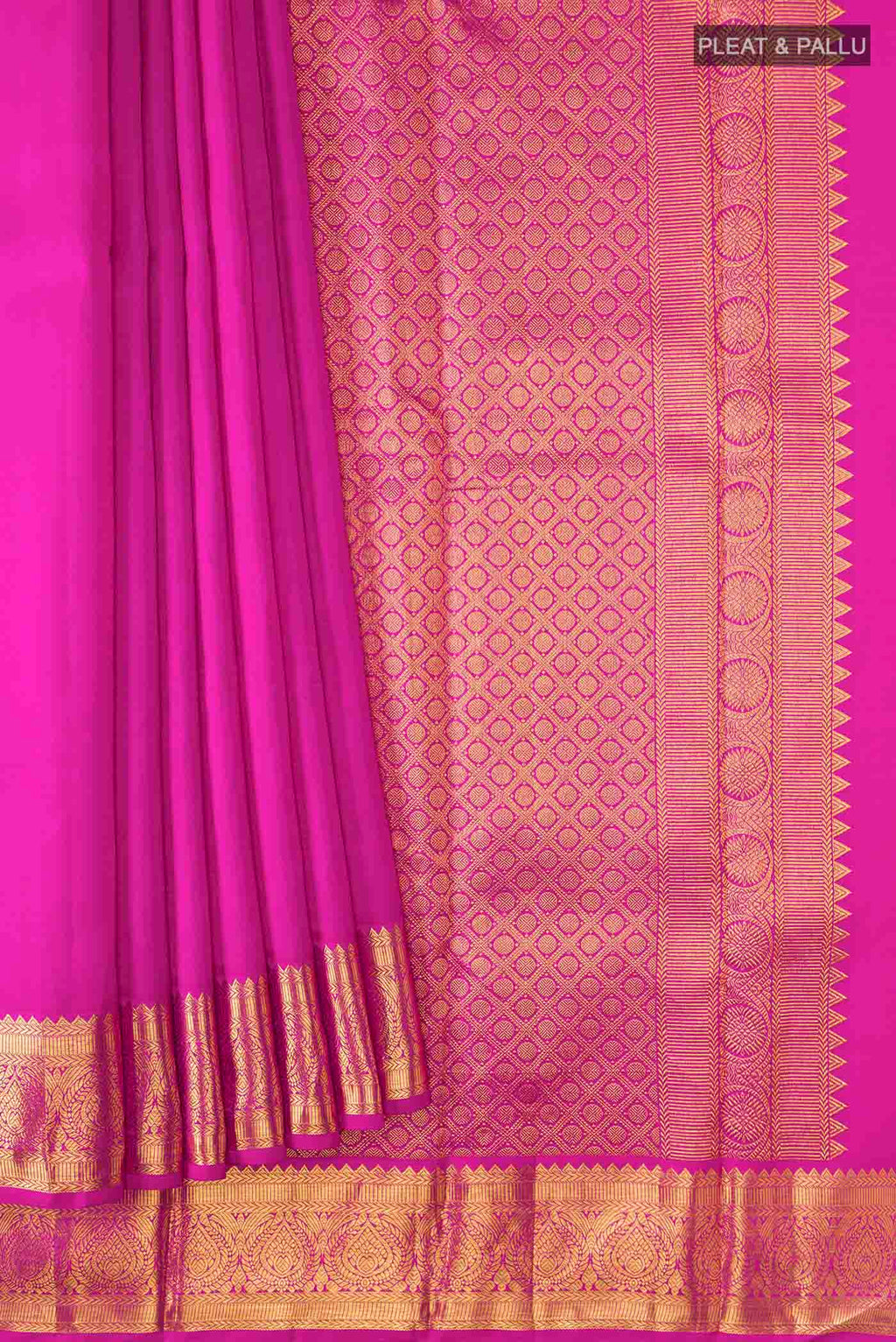 pleats pallu