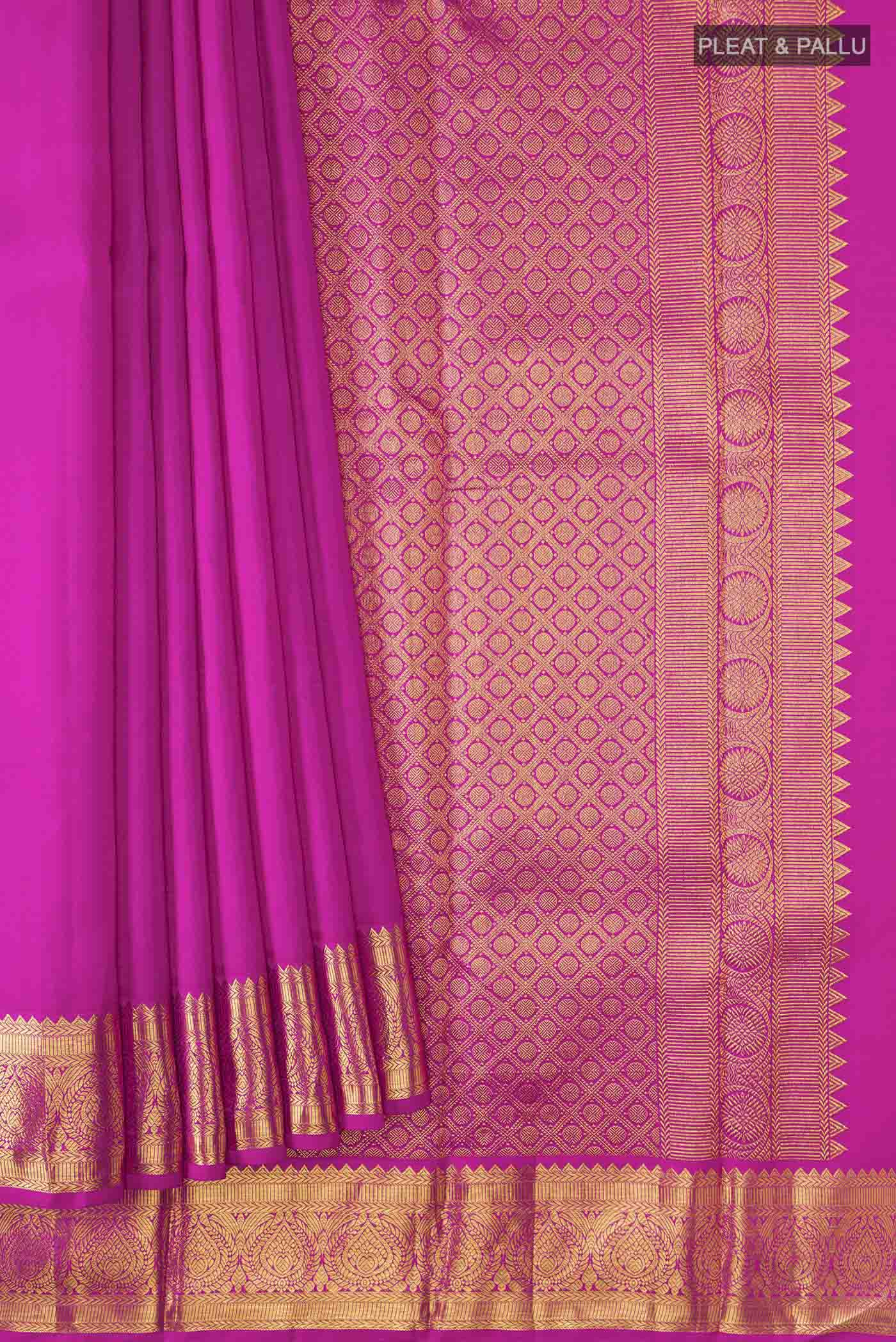 pleats pallu
