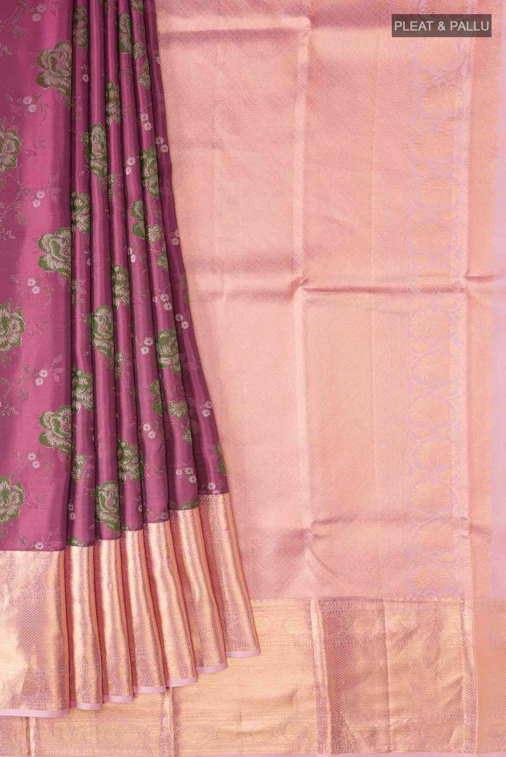 pleats pallu