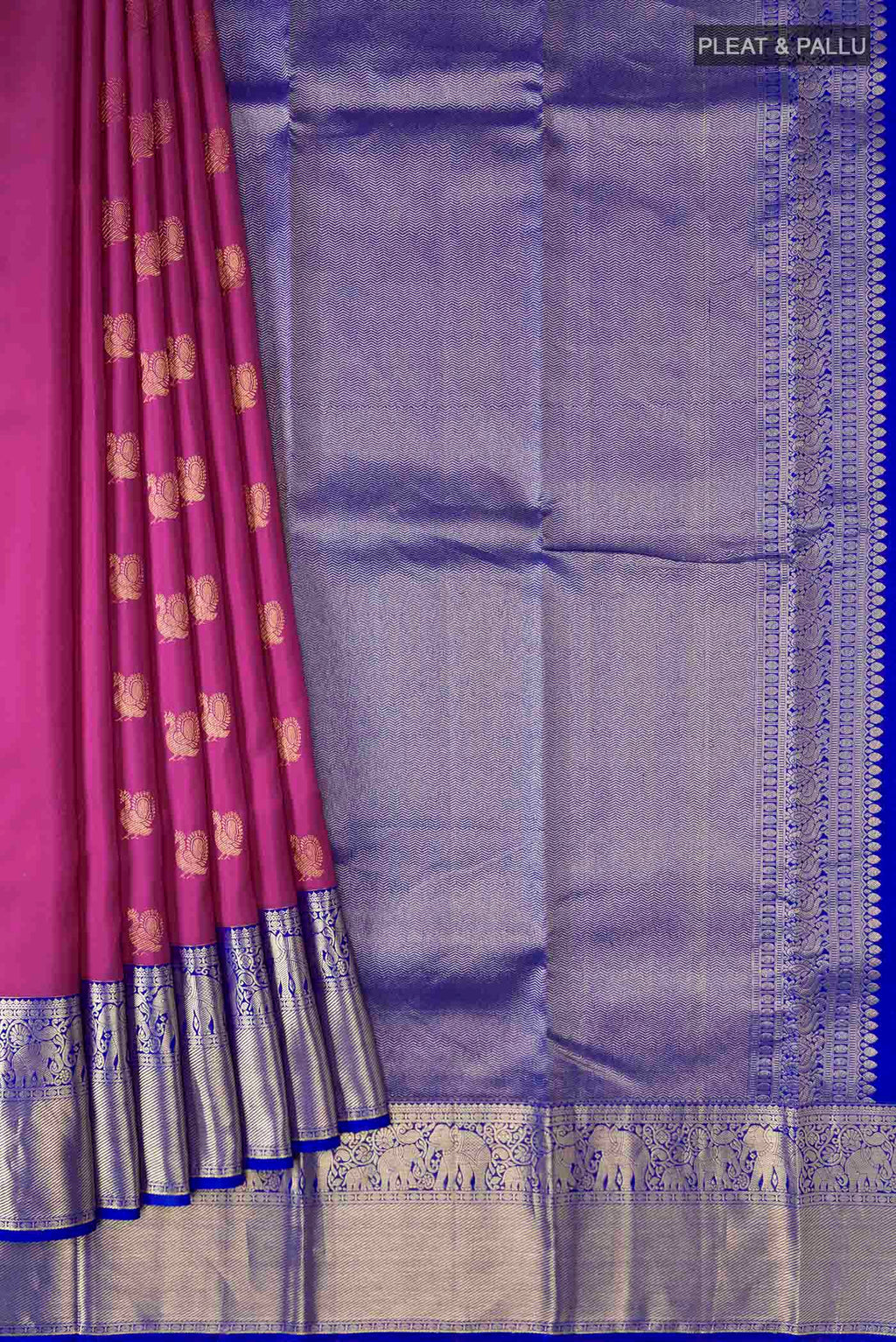 pleats pallu