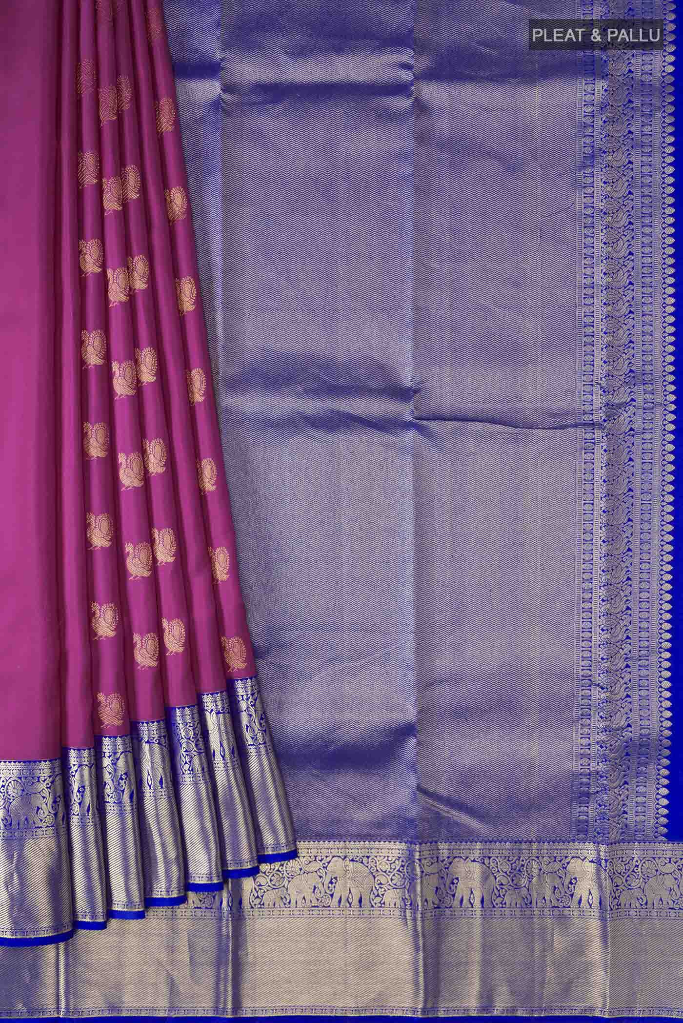 pleats pallu