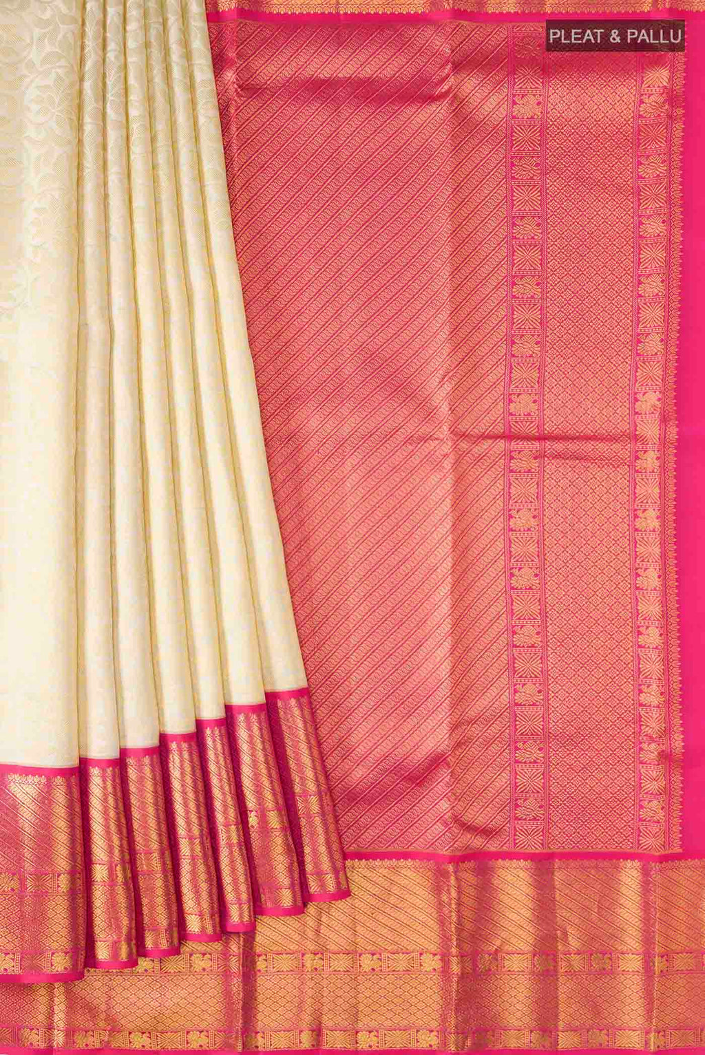 pleats pallu