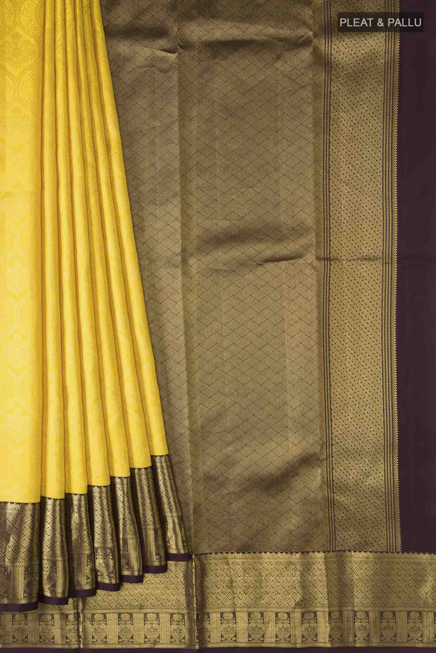 pleats pallu