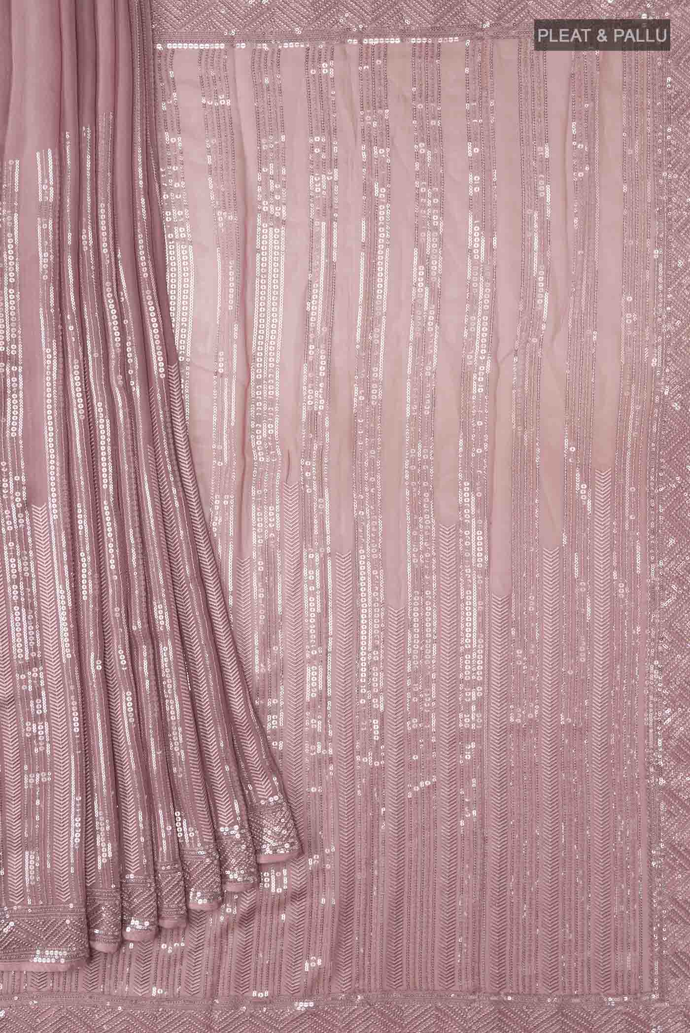pleats pallu
