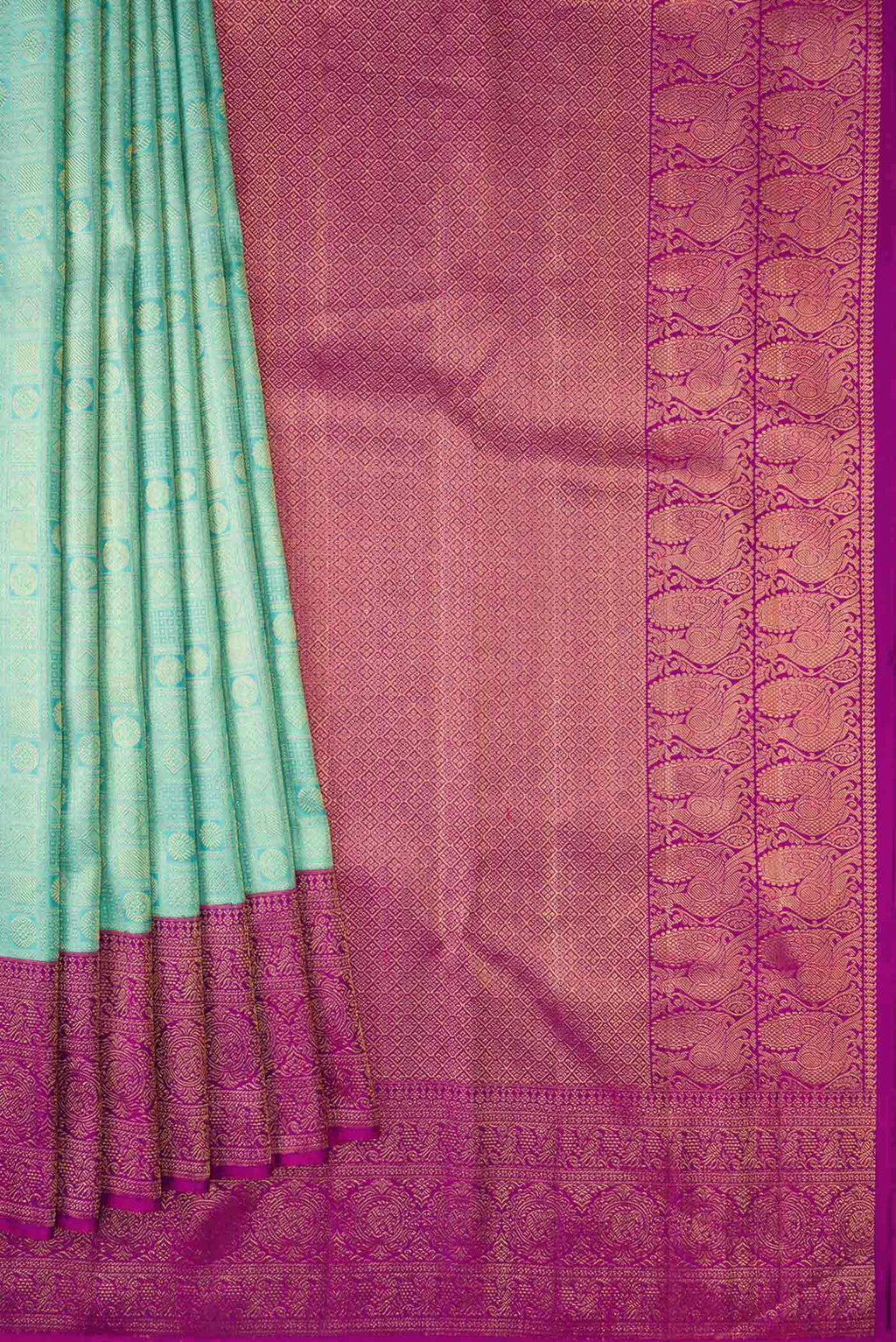 pleats pallu
