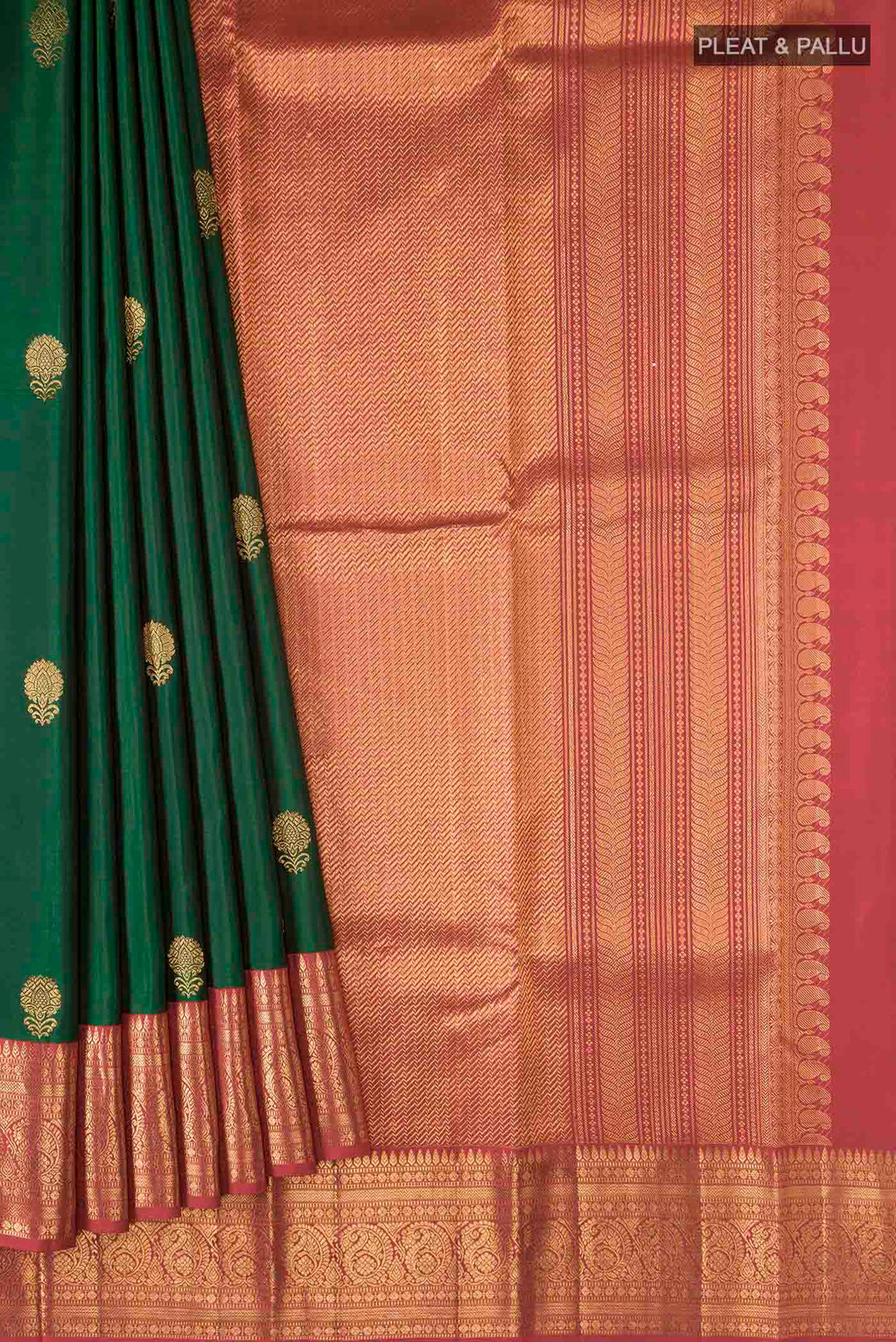 pleats pallu