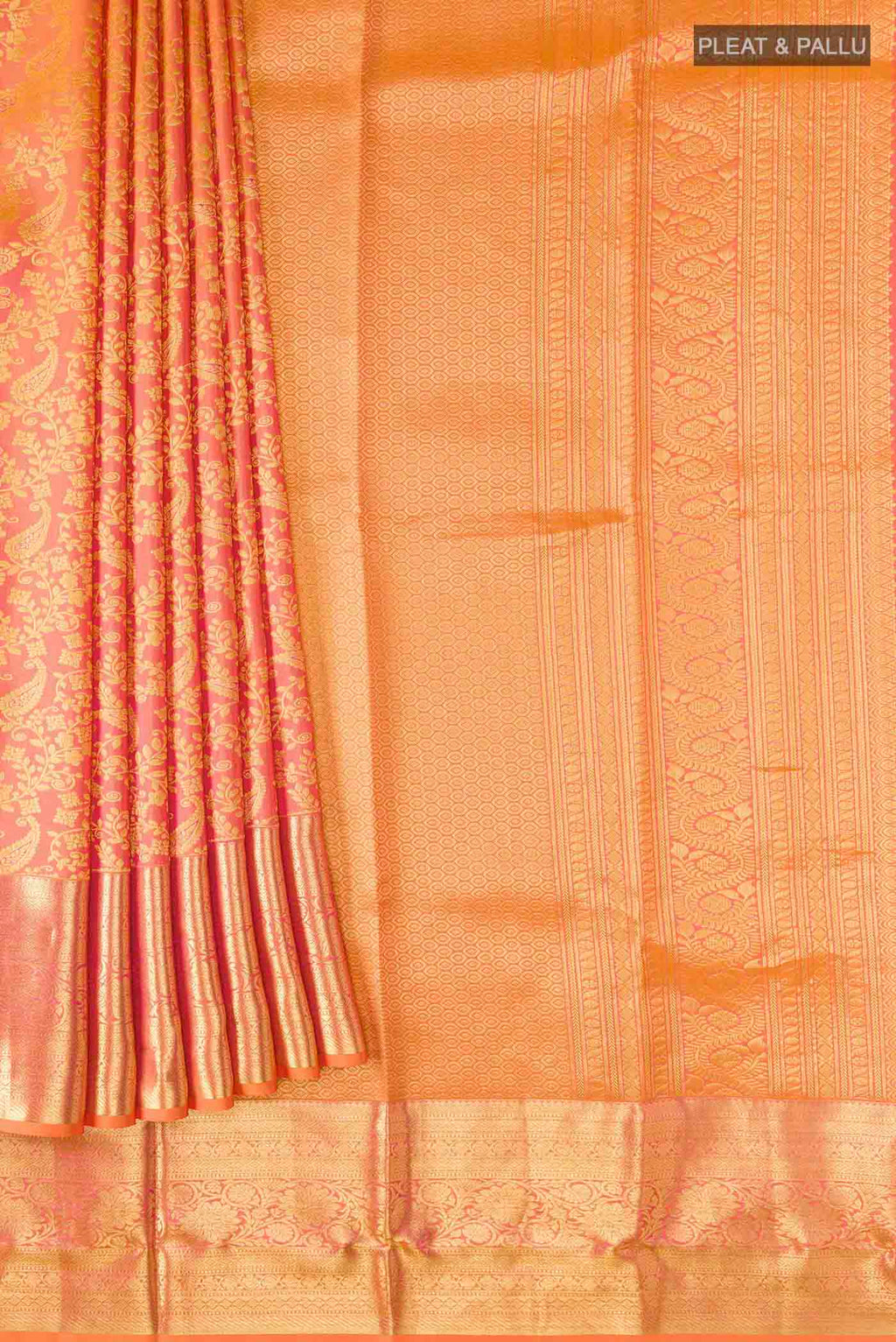 pleats pallu