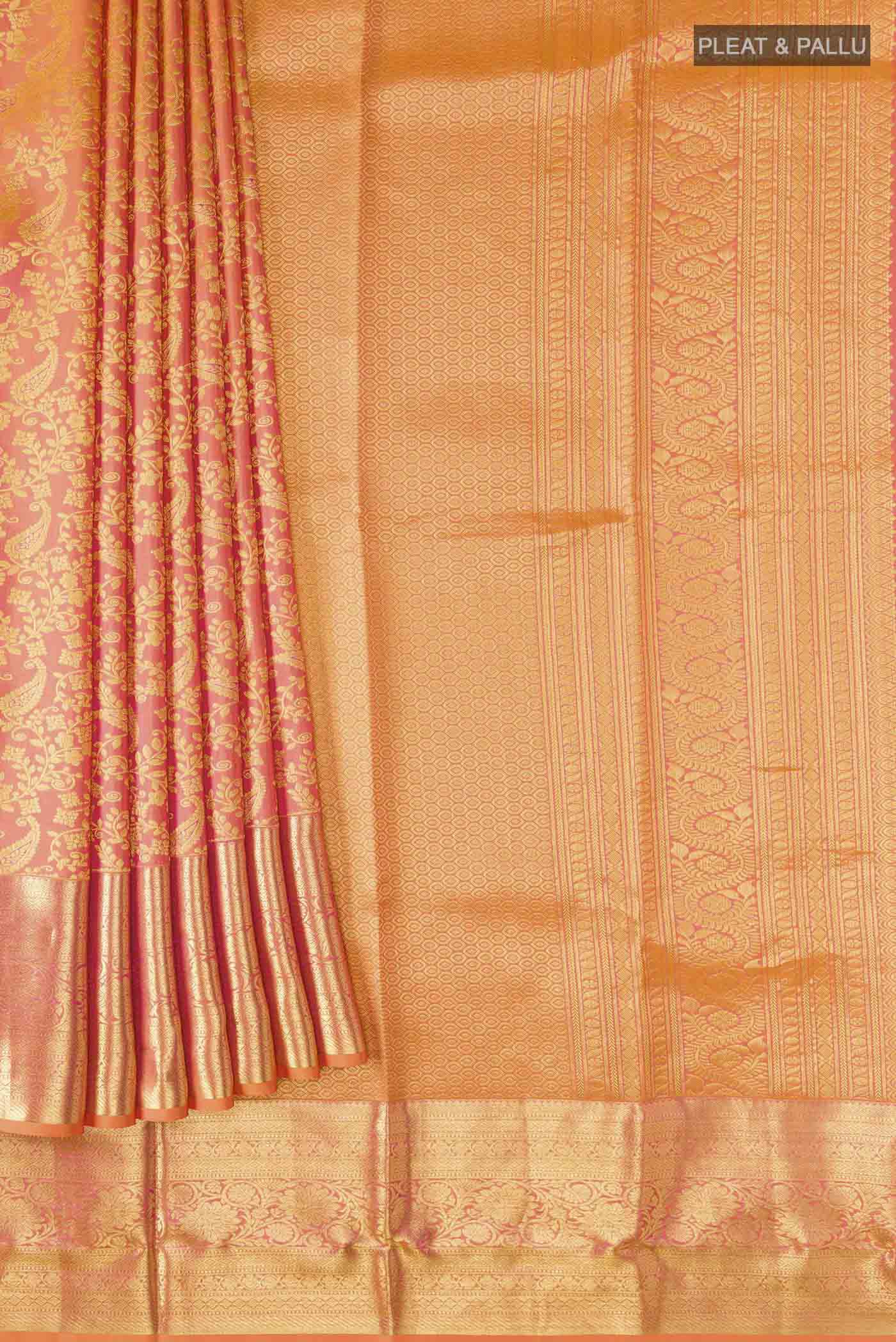 pleats pallu