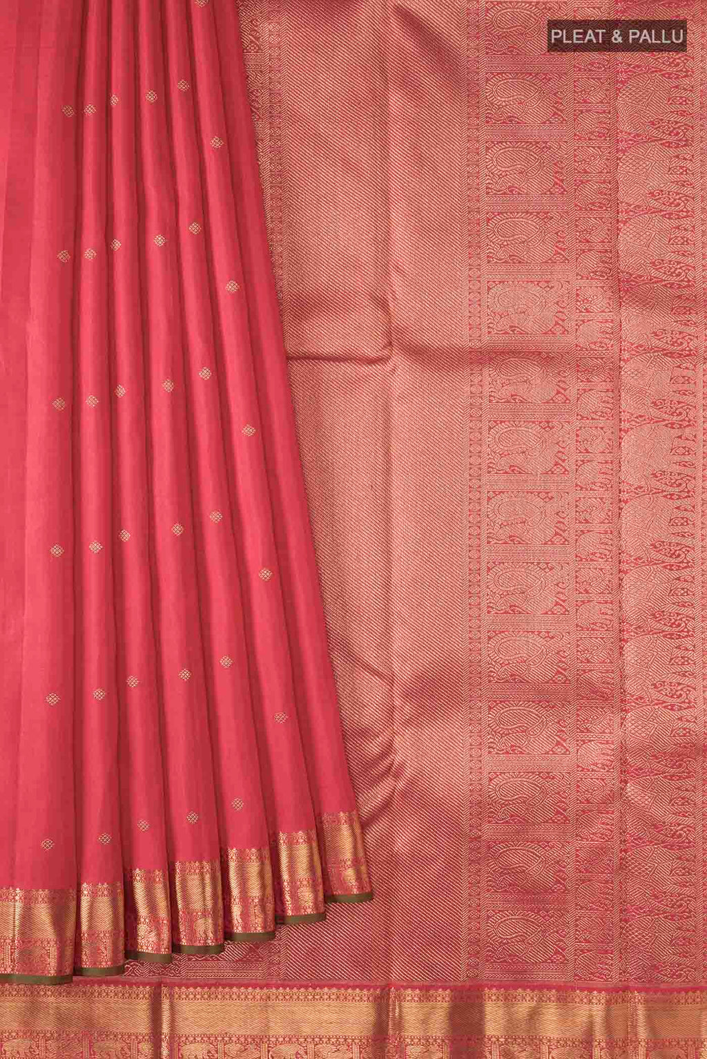 pleats pallu