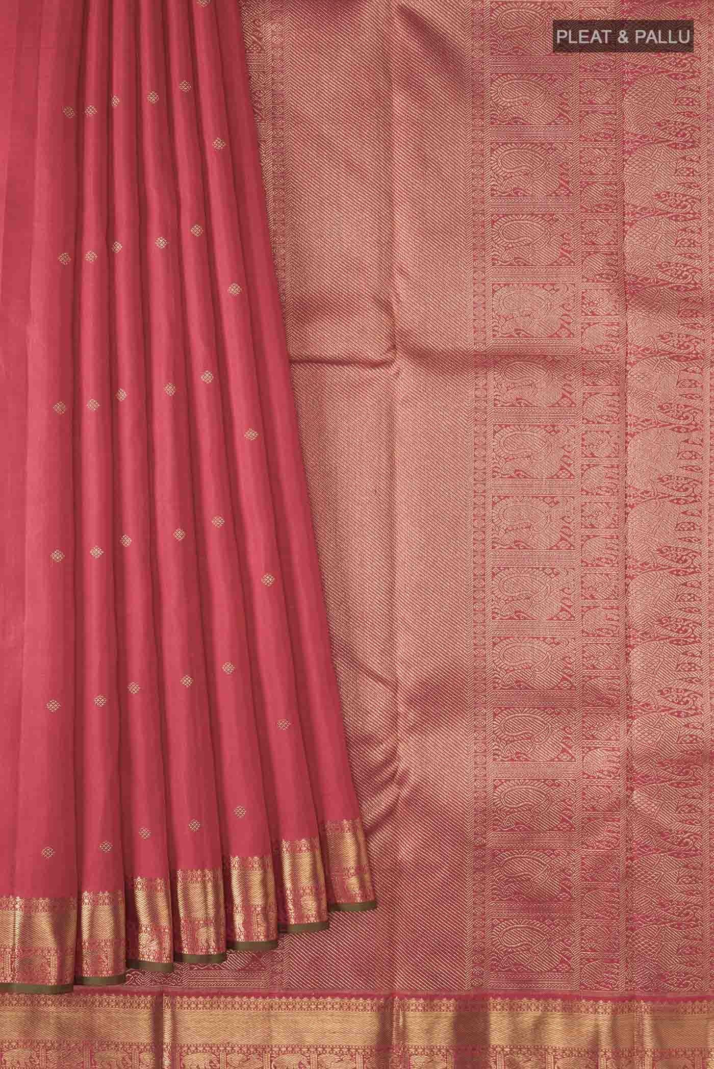 pleats pallu