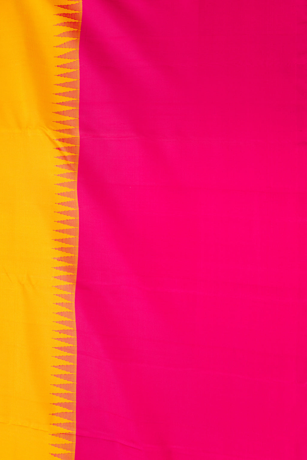 Border image of Sandal Dual Tone Kanjivaram Silk Saree with Zari Butta on the body and Zari Border. 