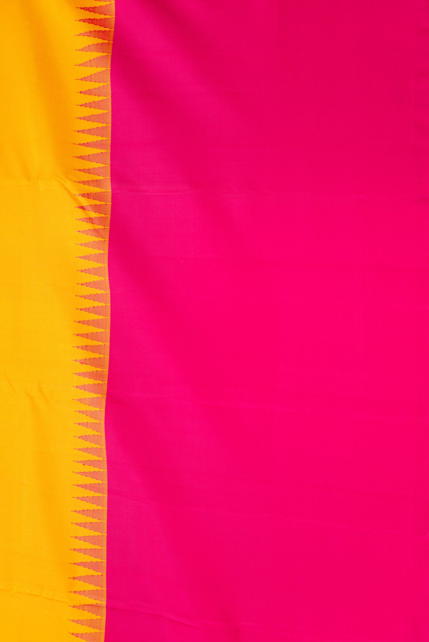 Border image of Sandal Dual Tone Kanjivaram Silk Saree with Zari Butta on the body and Zari Border. 