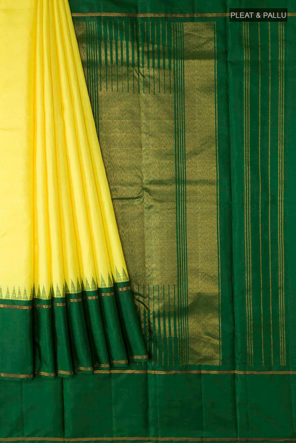 pleats pallu