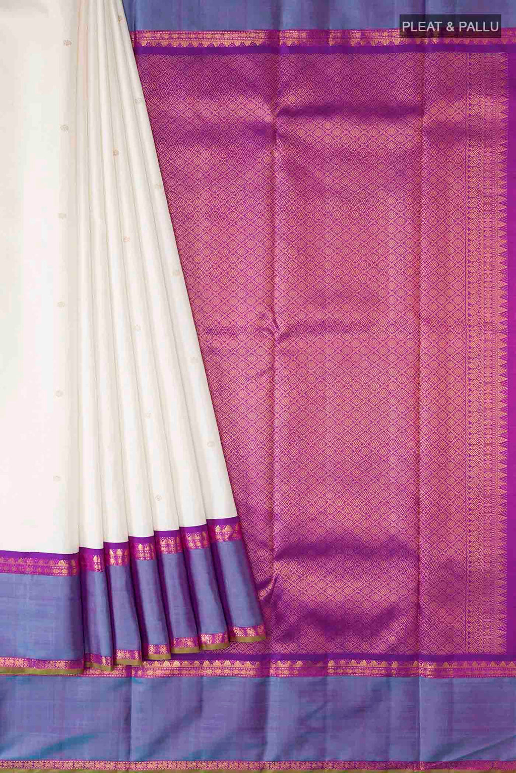 pleats pallu