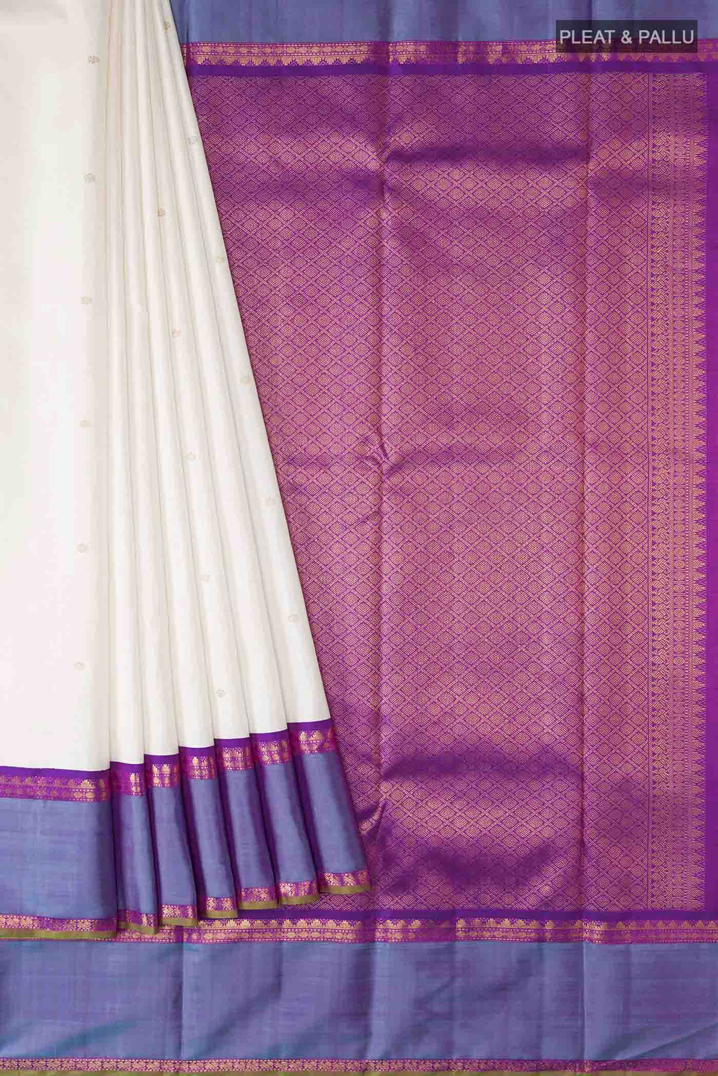 pleats pallu
