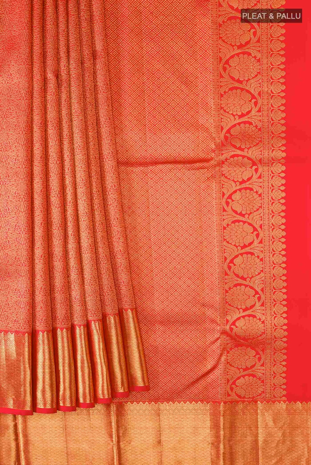 pleats pallu