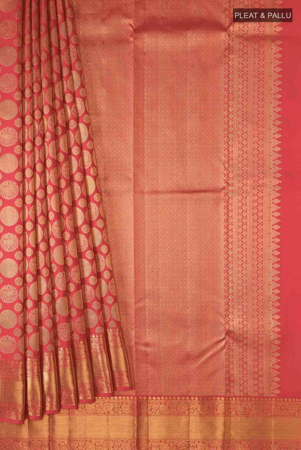 pleats pallu