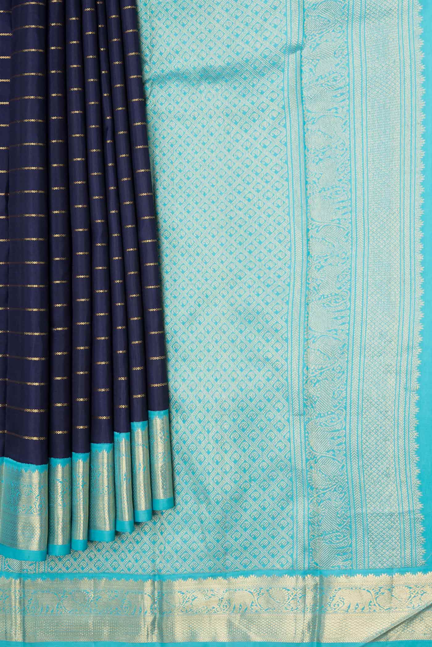 pleats pallu