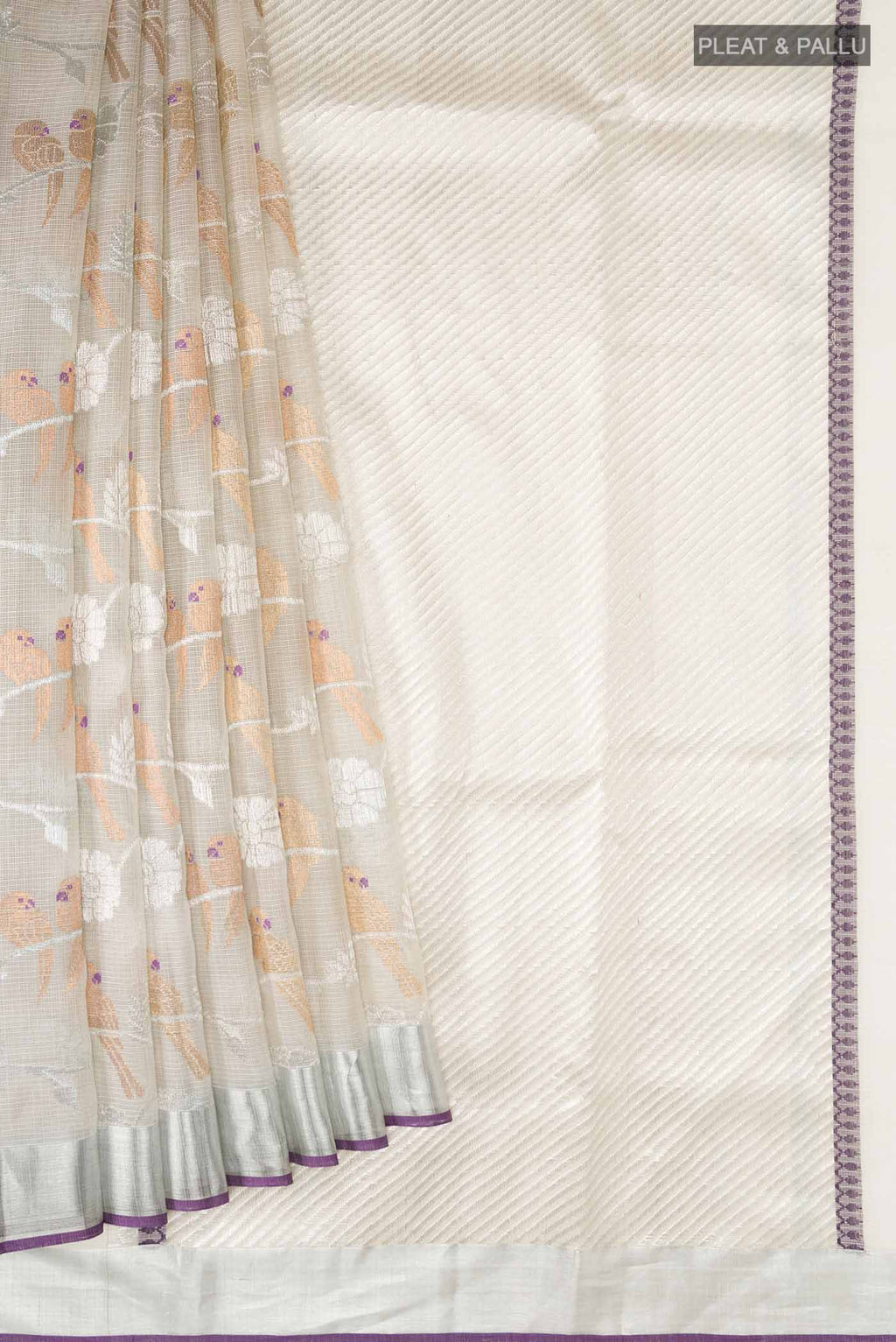 pleats pallu