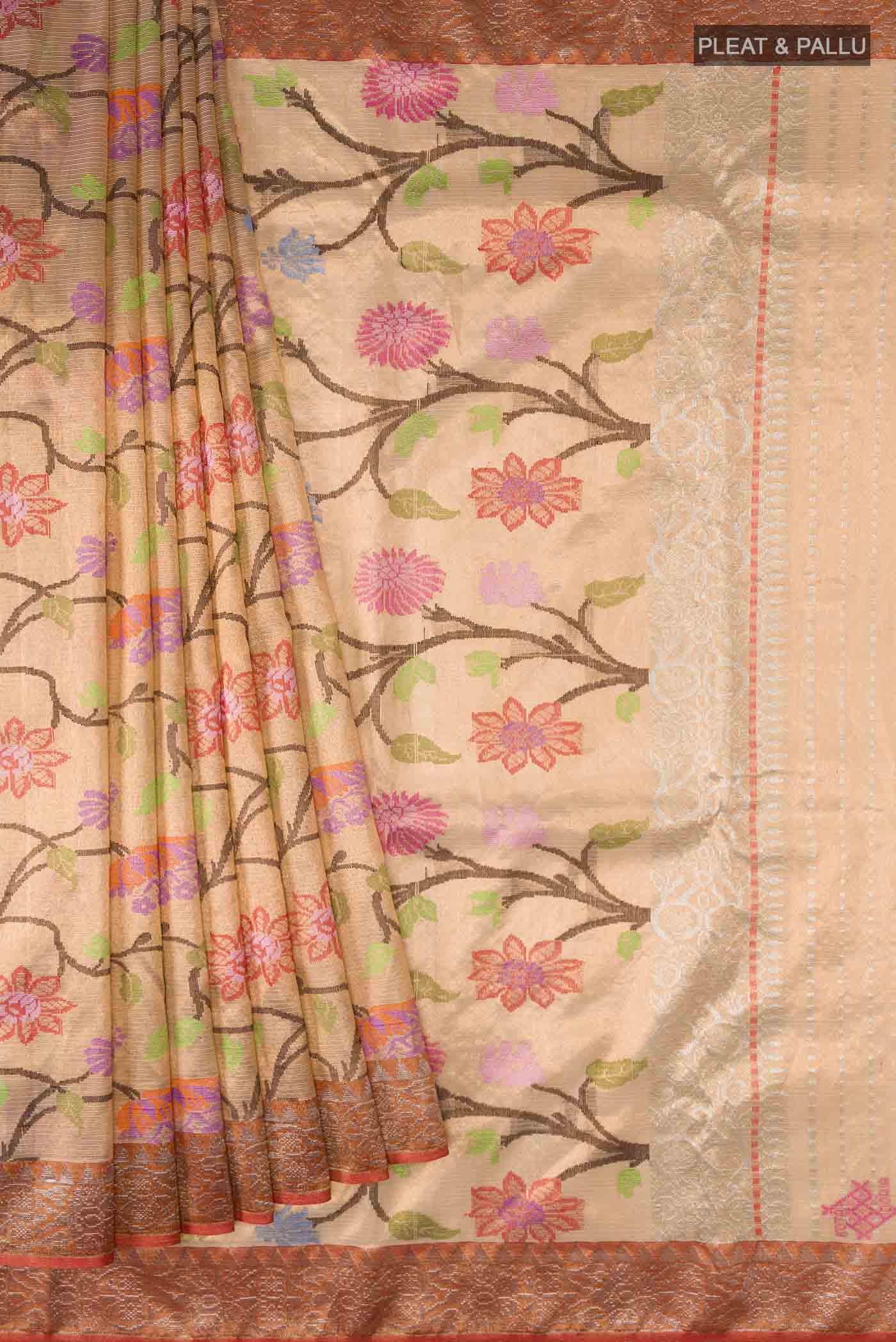 pleats pallu