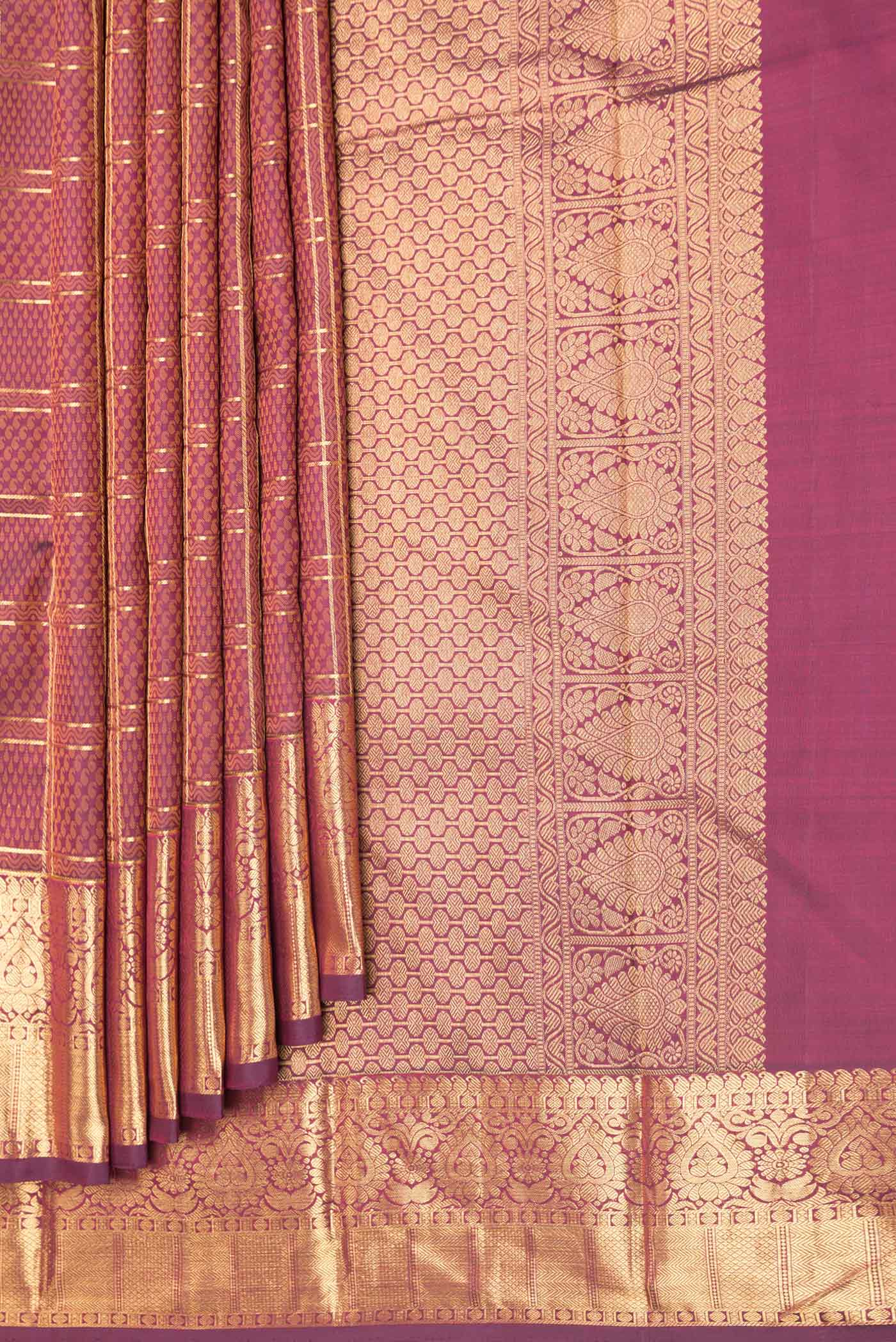 pleats pallu