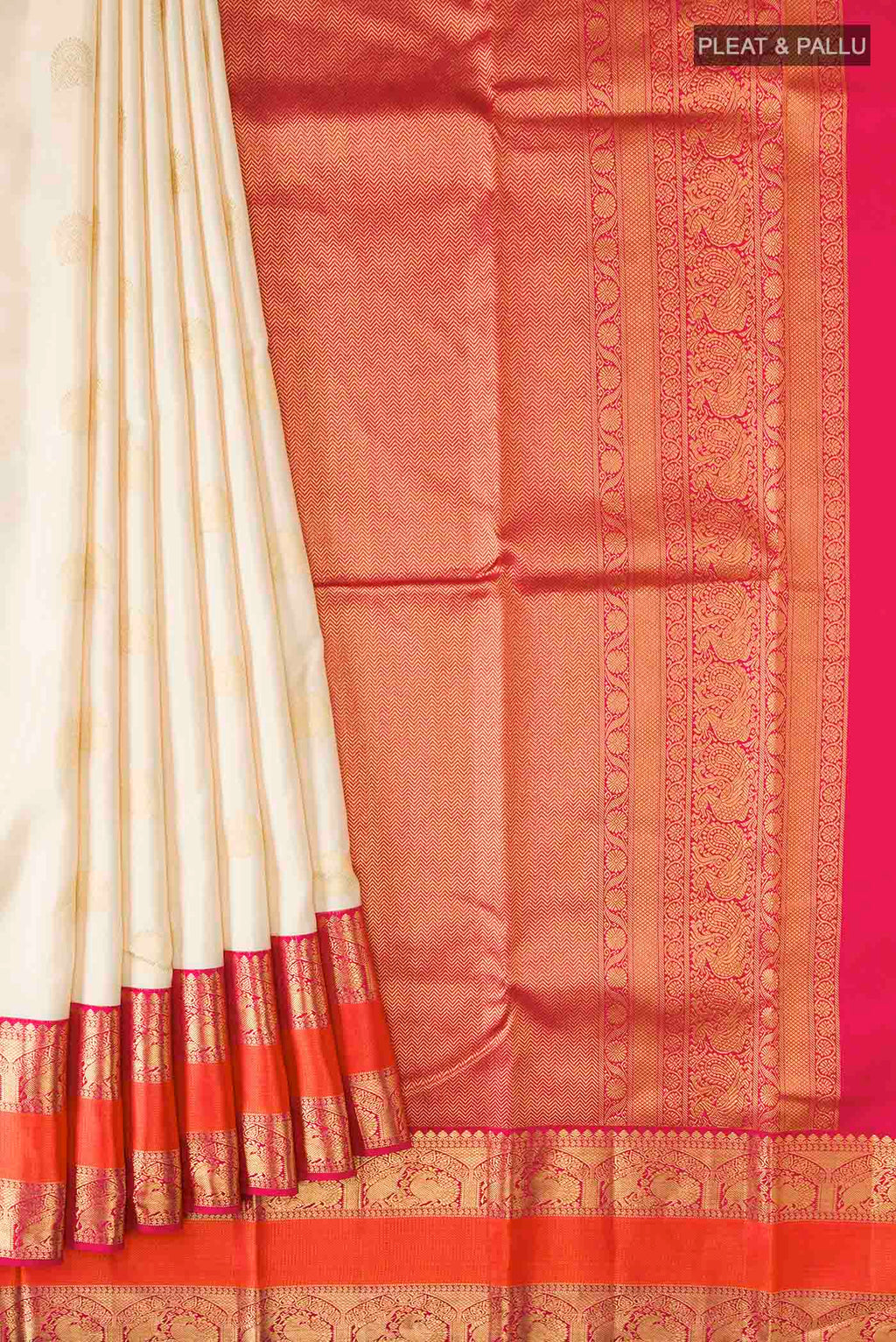 pleats pallu