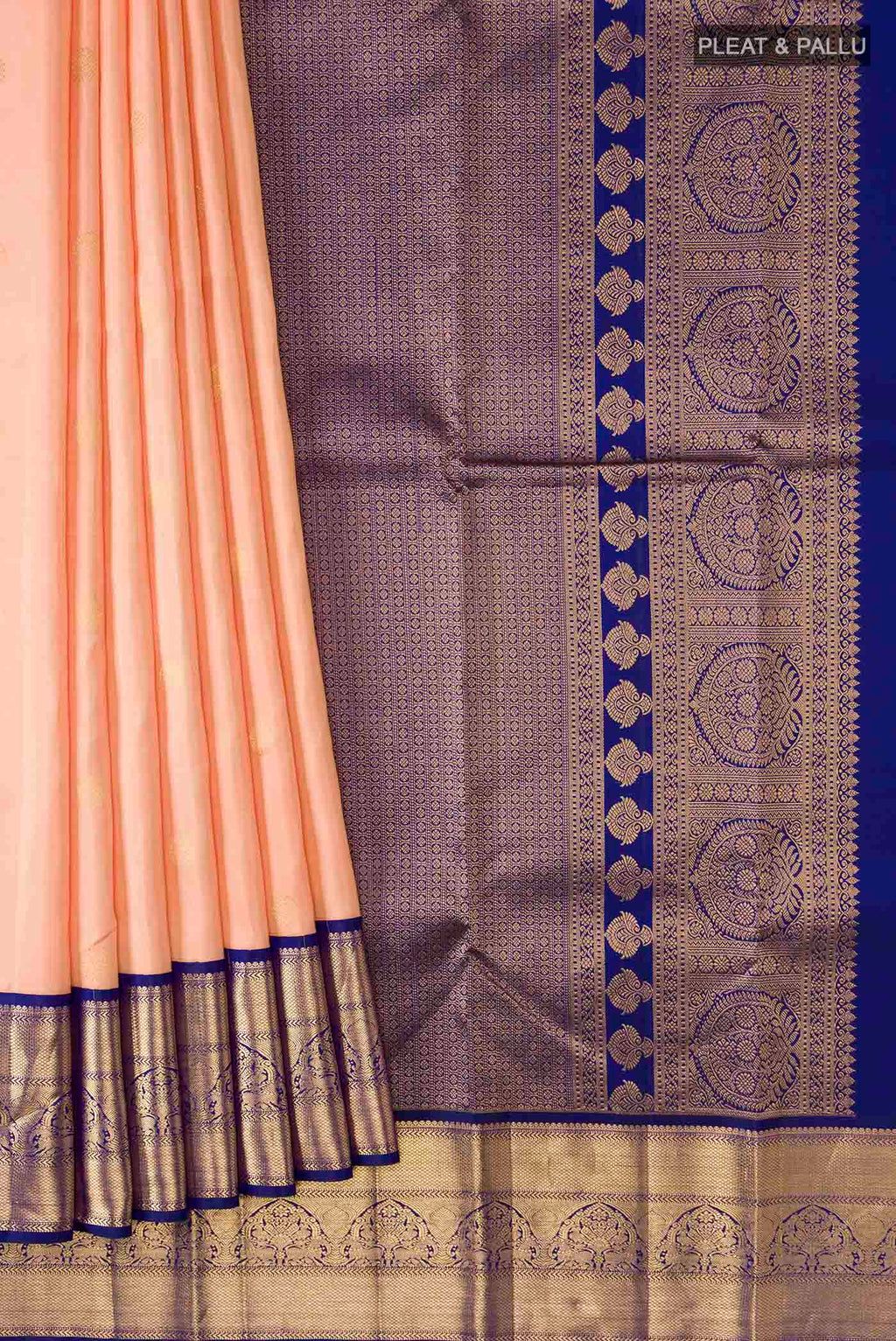 pleats pallu
