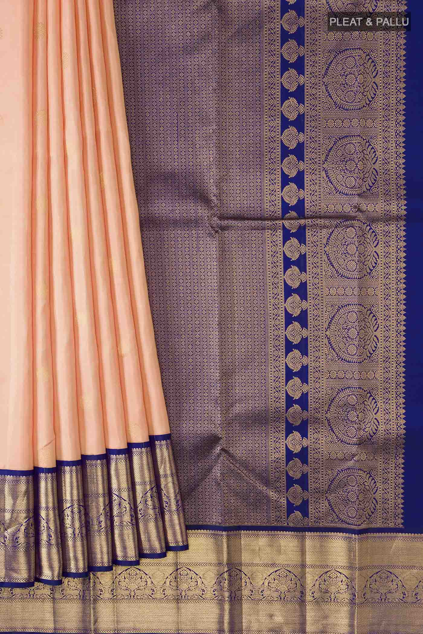 pleats pallu