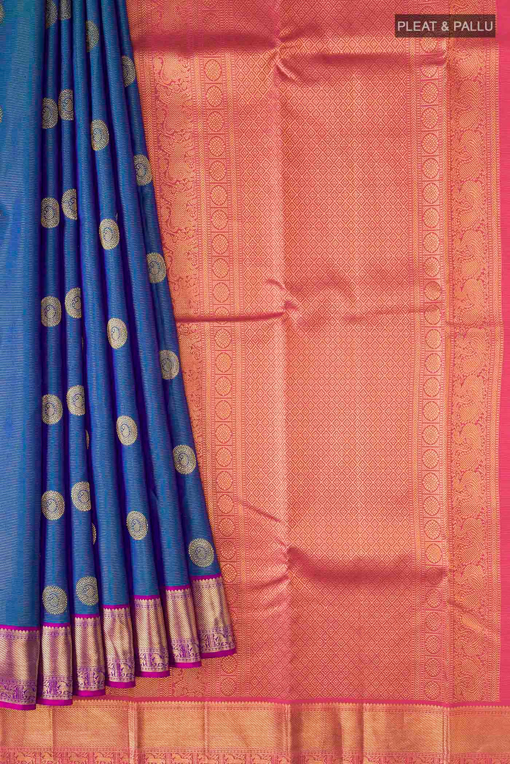 pleats pallu